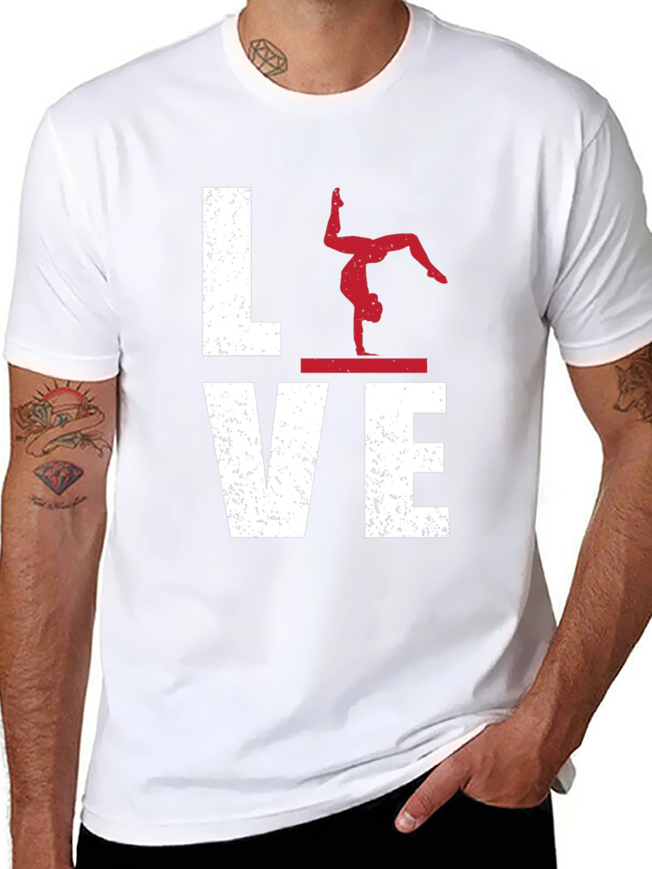 Gymnastics LOVE Graphic Tee