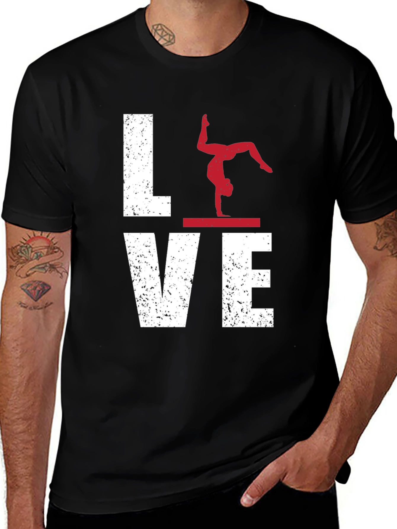 Gymnastics LOVE Graphic Tee