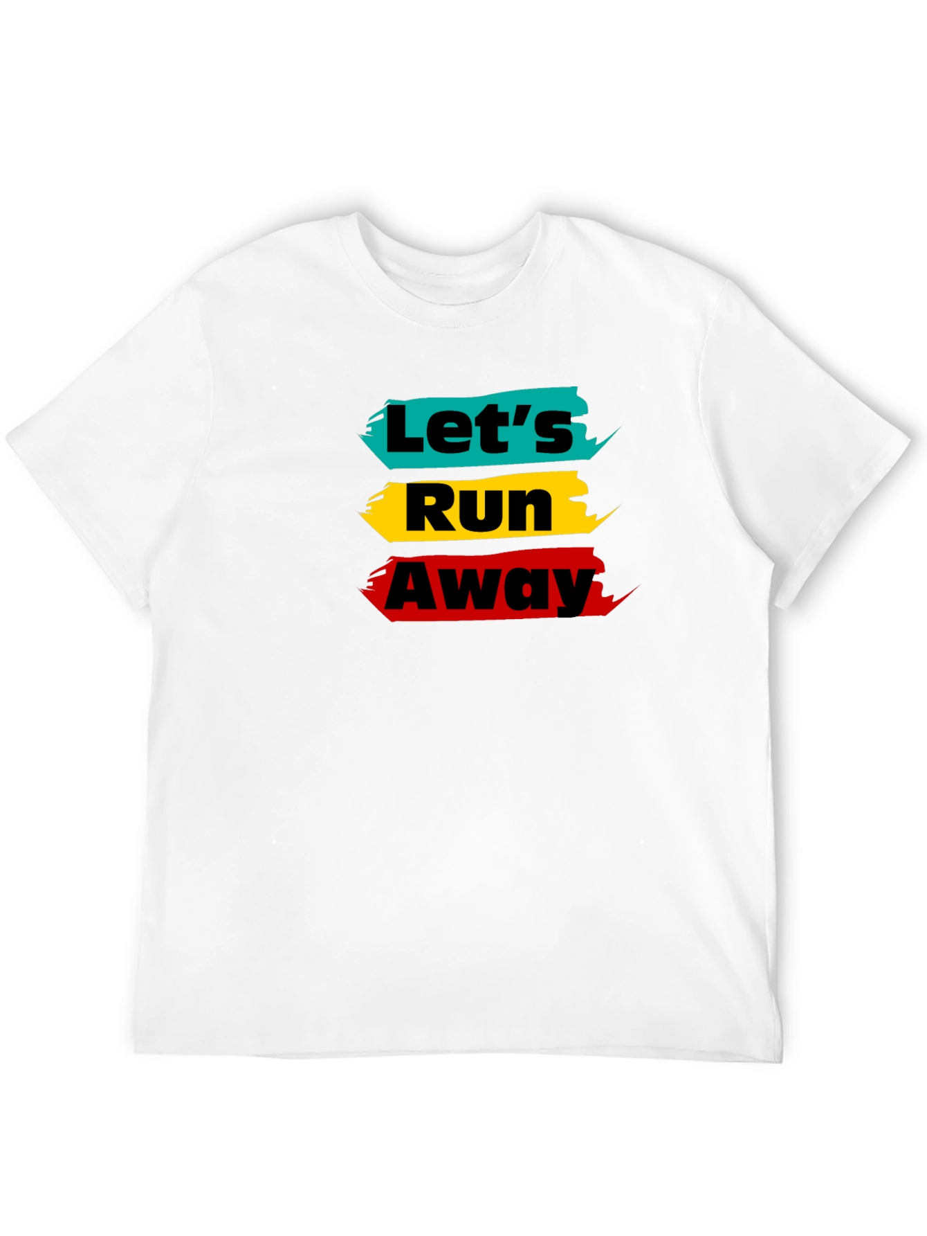 Lets Run Away Graphic Tee - Trendy Design
