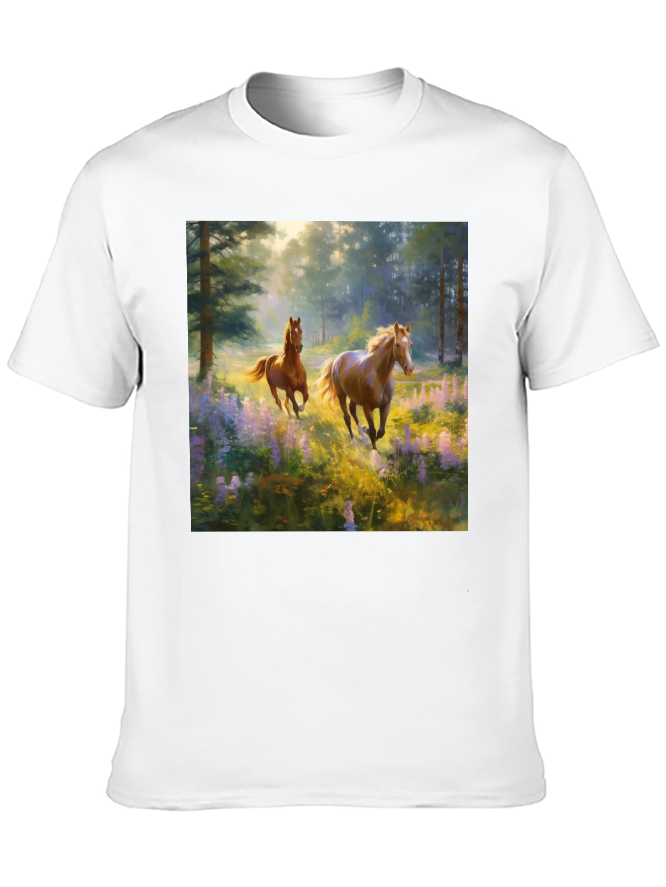 Horse Meadow Graphic Tee - Nature Inspired