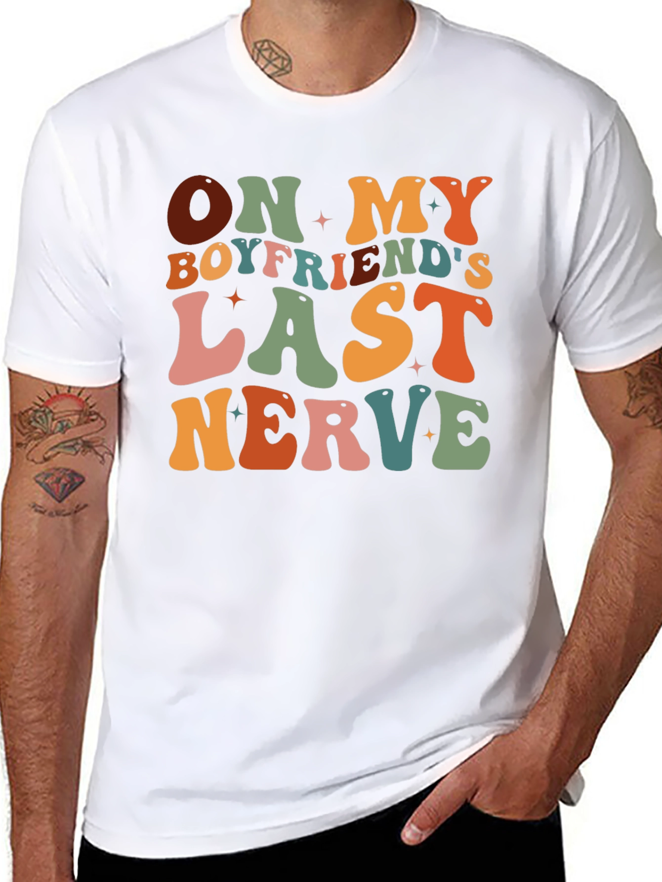 On My Boyfriends Last Nerve Graphic Tee