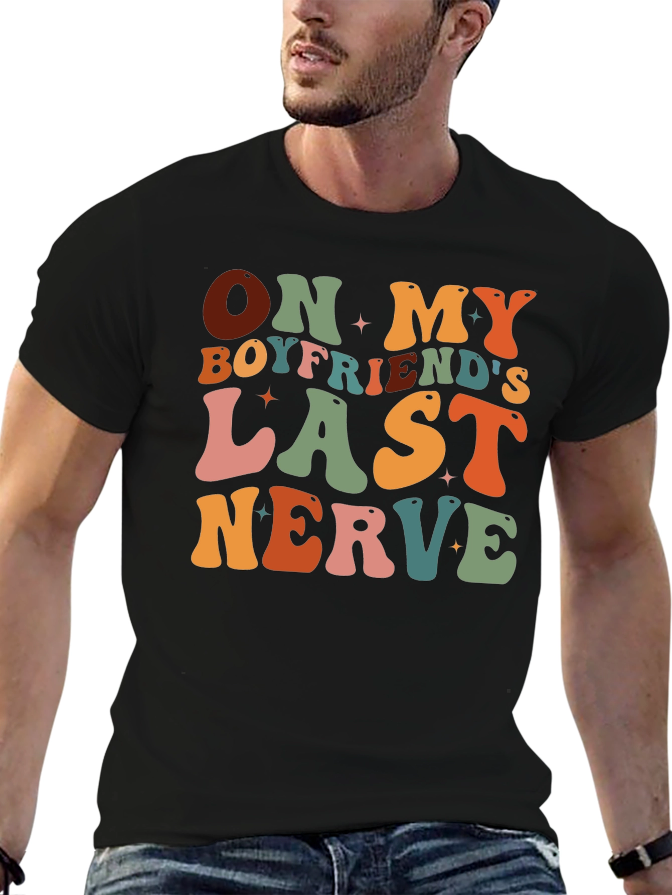 On My Boyfriends Last Nerve Graphic Tee