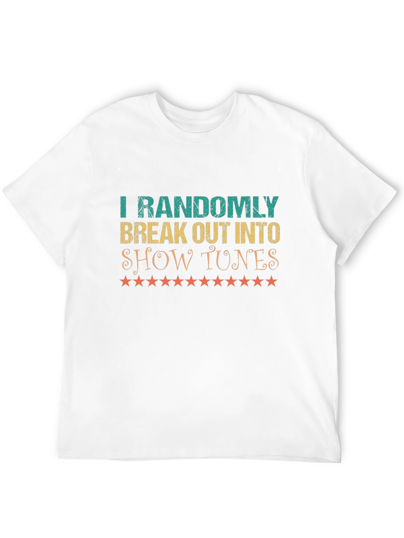 Show Tunes T-Shirt - Randomly Break Out - Black