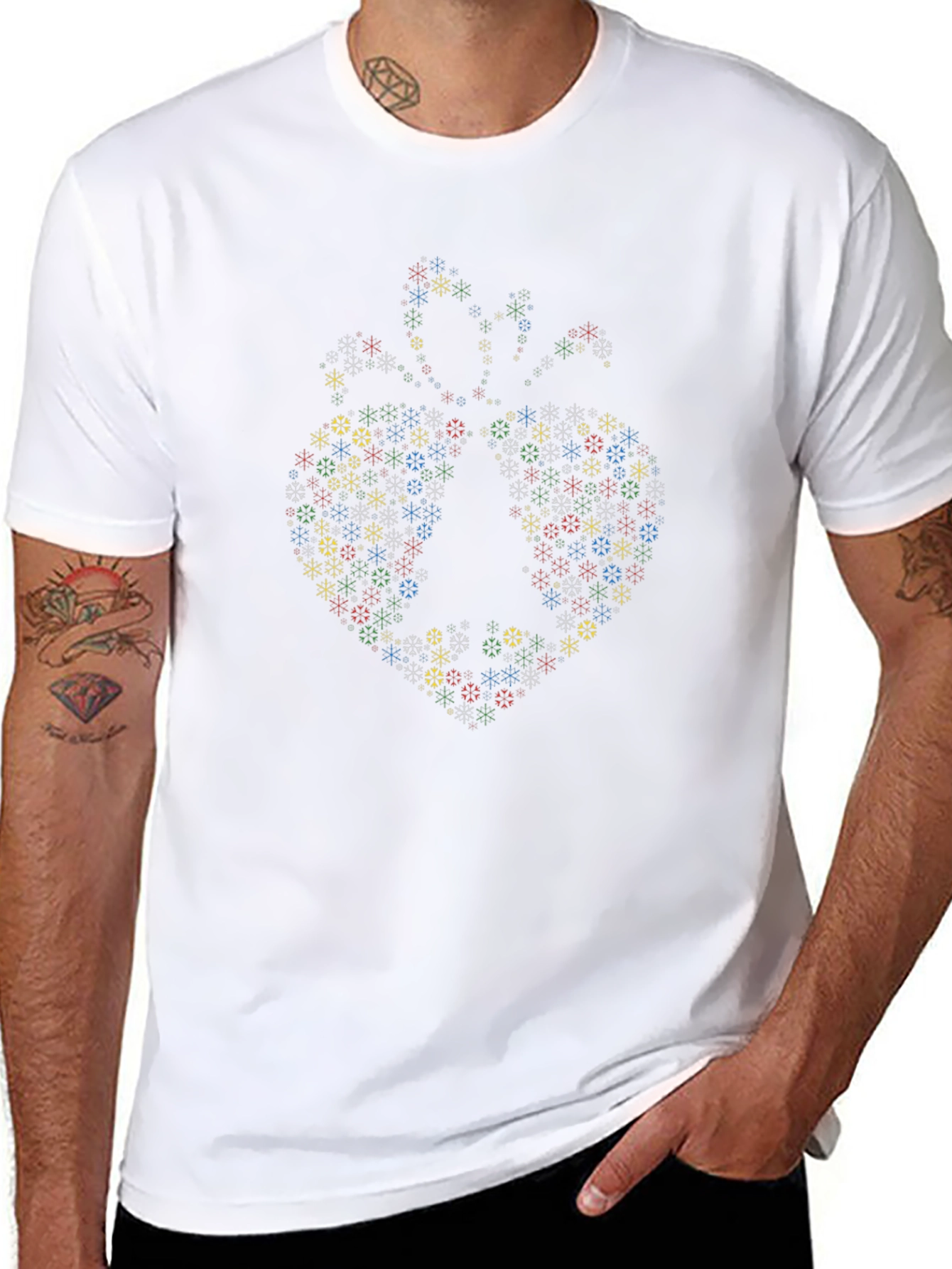 Colorful Alsace Heart T-Shirt
