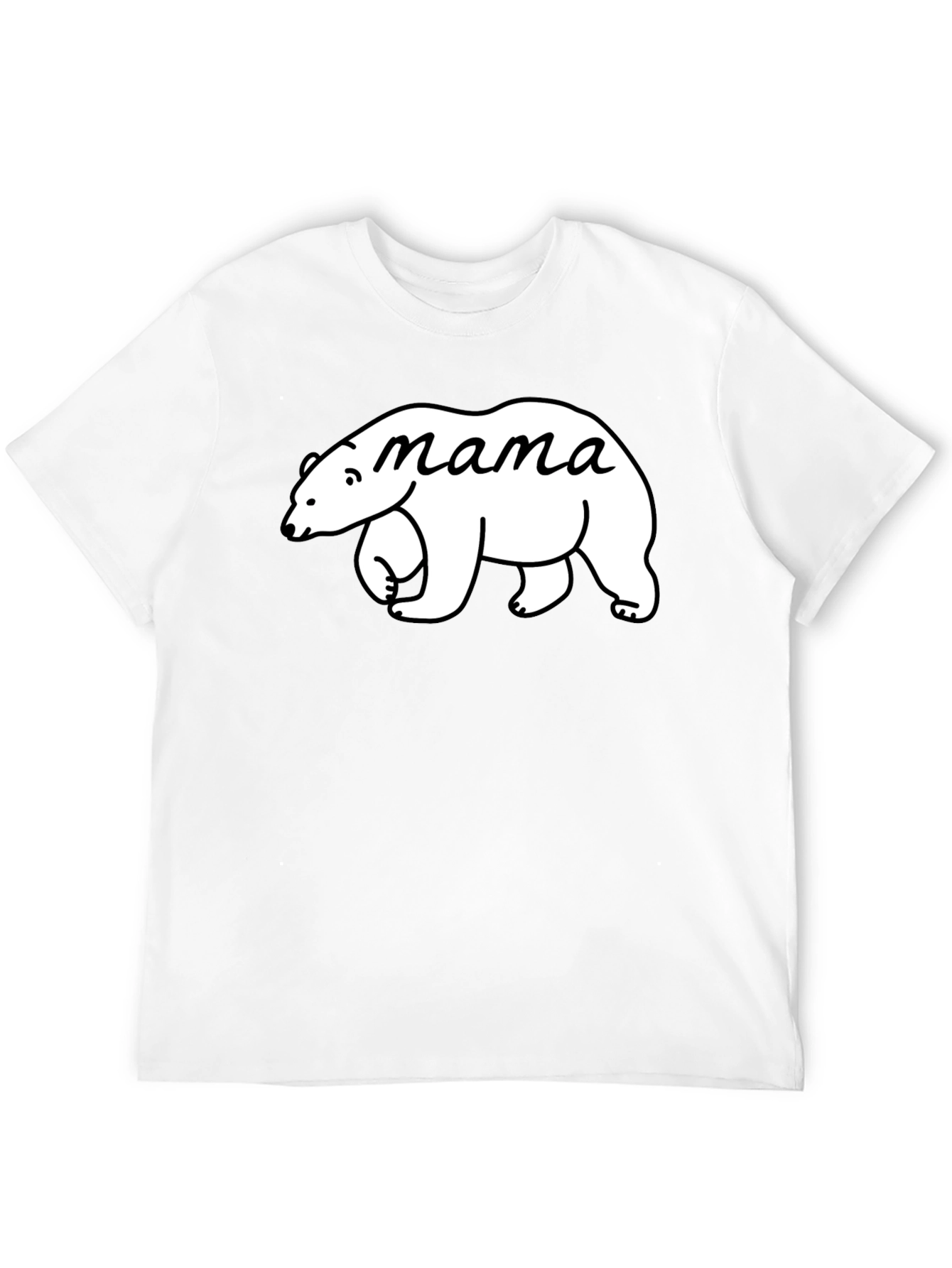 Mama Bear Graphic Tee - Cute Mom T-Shirt