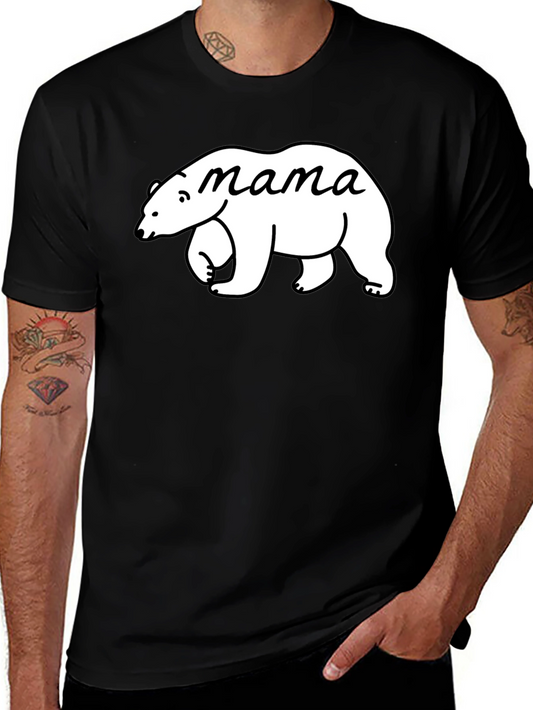 Mama Bear Graphic Tee - Cute Mom T-Shirt