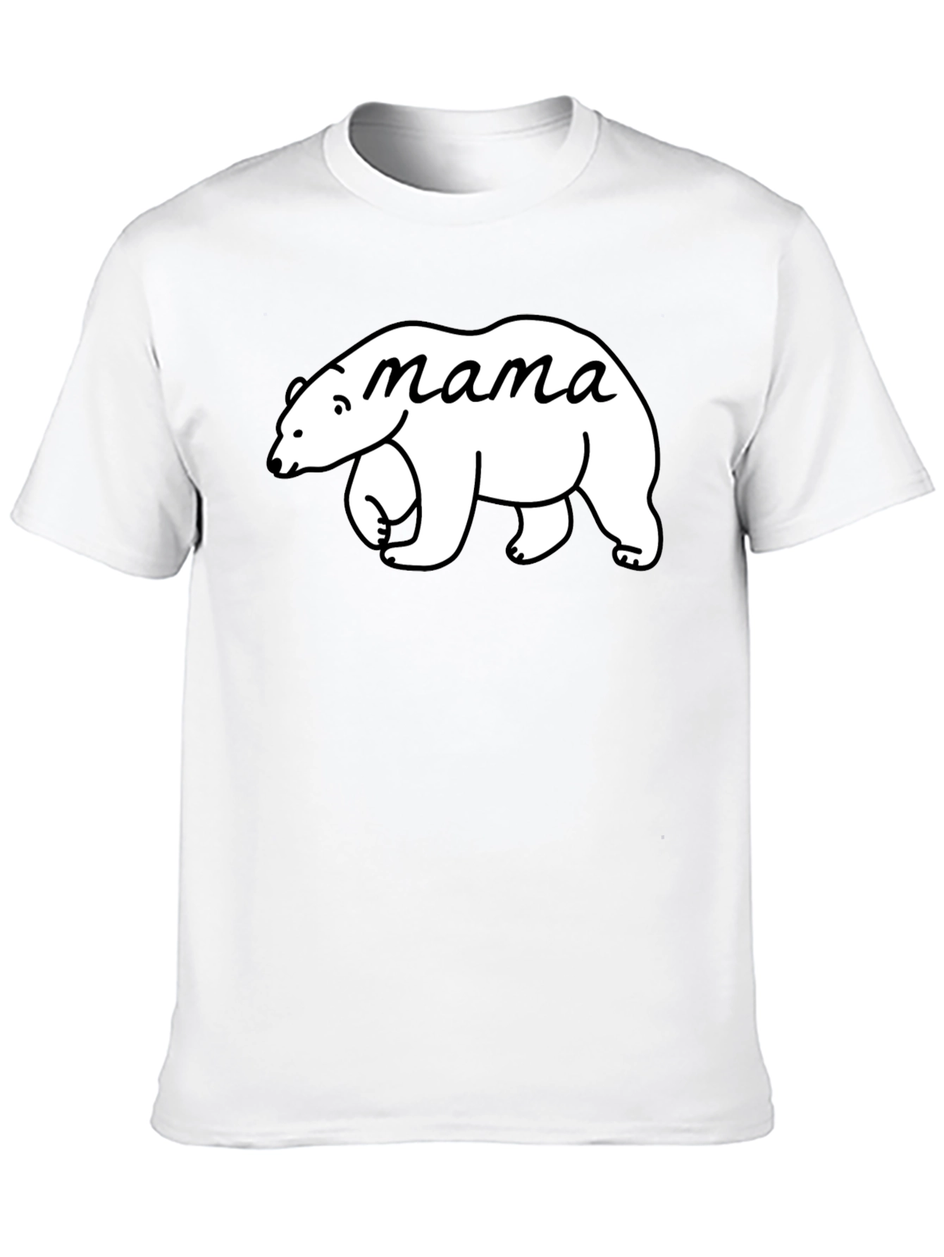 Mama Bear Graphic Tee - Cute Mom T-Shirt