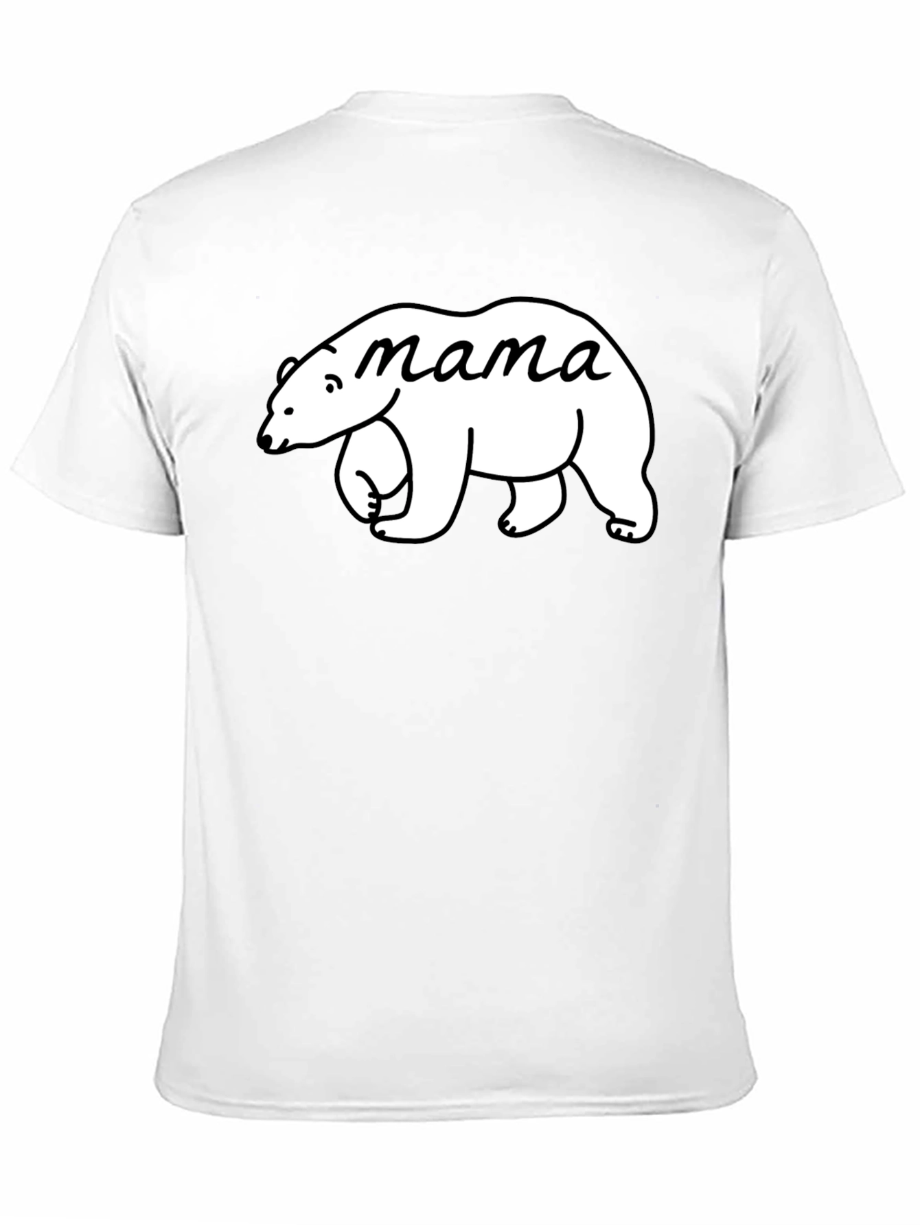 Mama Bear Graphic Tee - Cute Mom T-Shirt