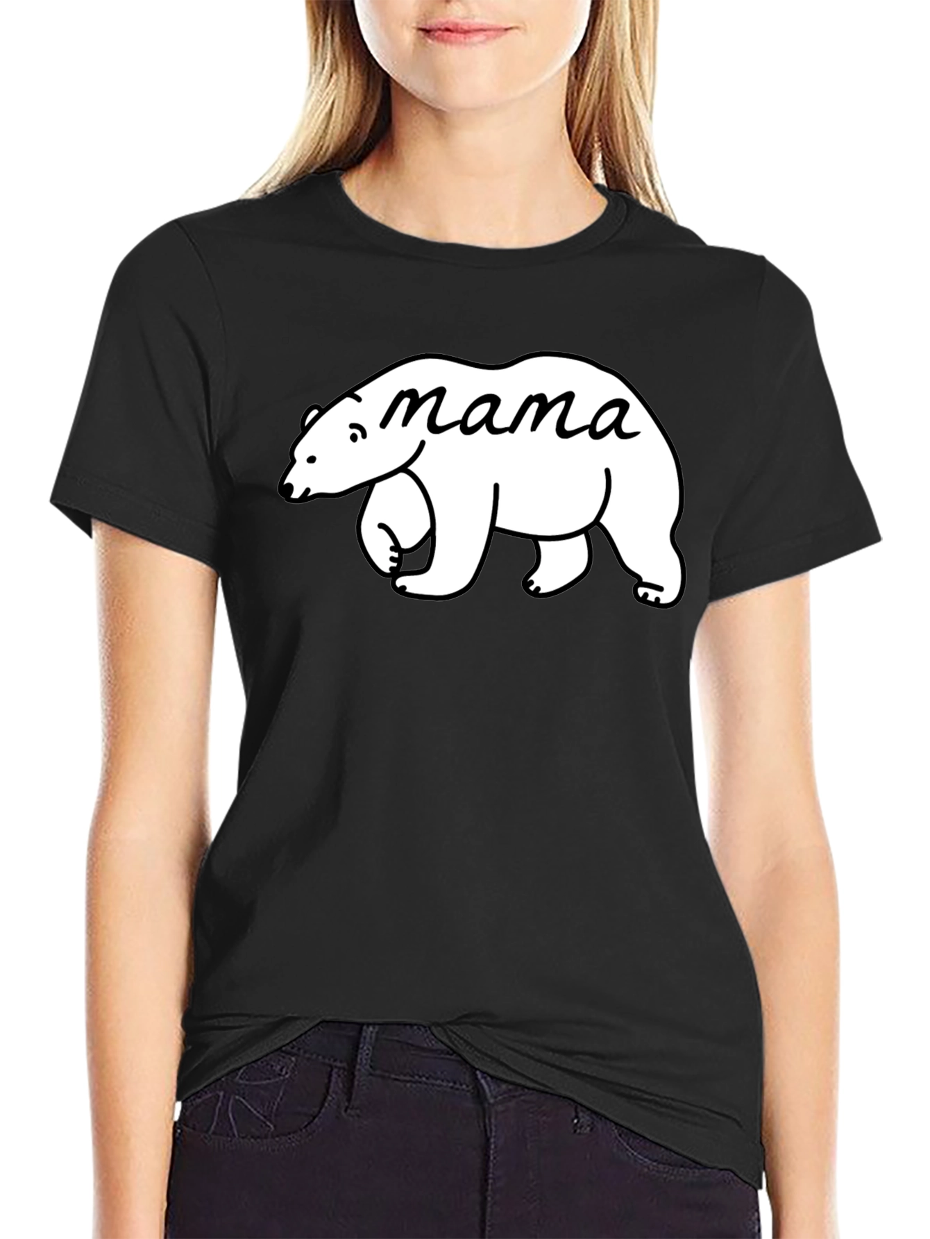 Mama Bear Graphic Tee - Cute Mom T-Shirt