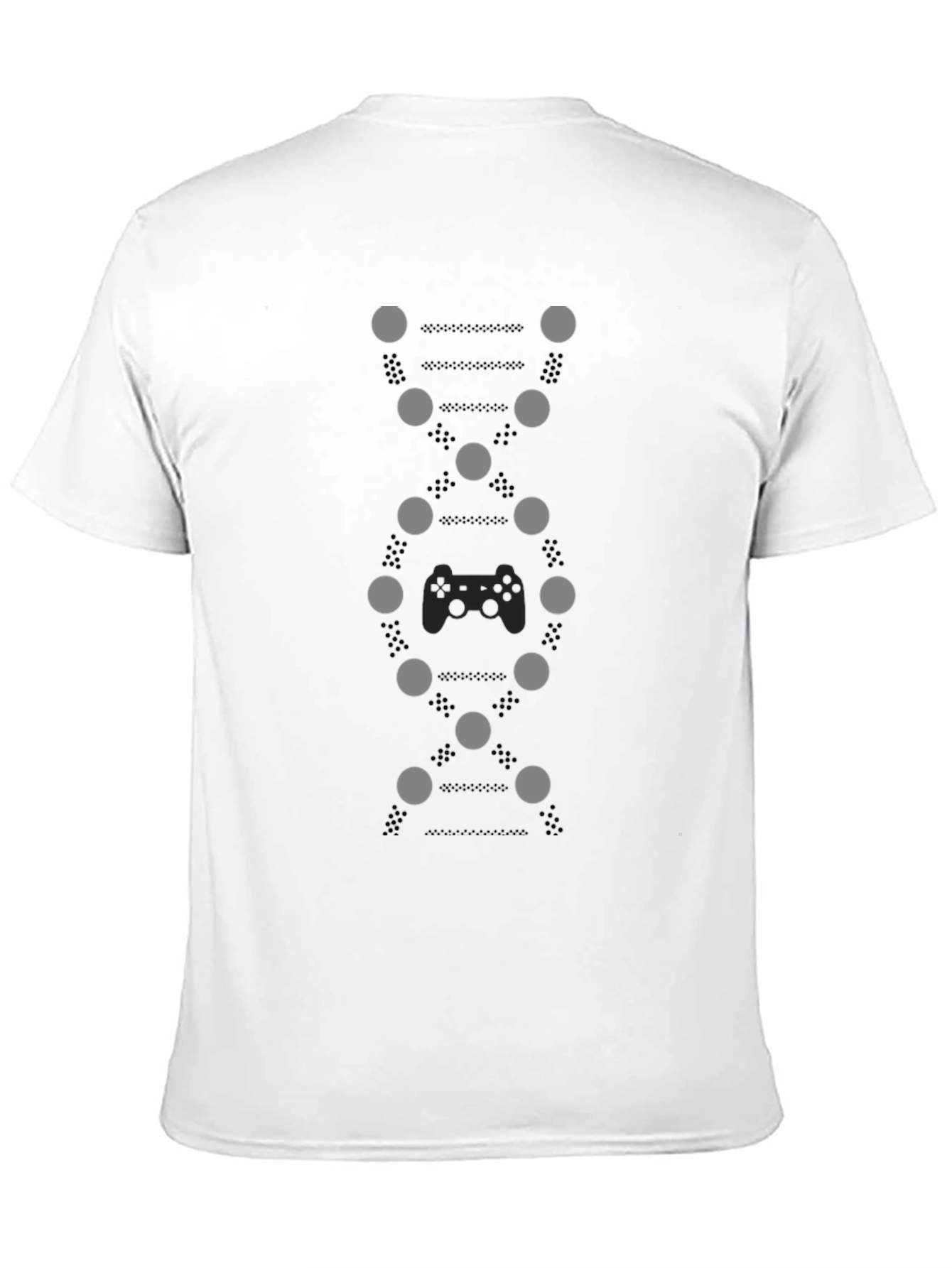Gamer DNA Graphic Tee - Black Cotton T-Shirt