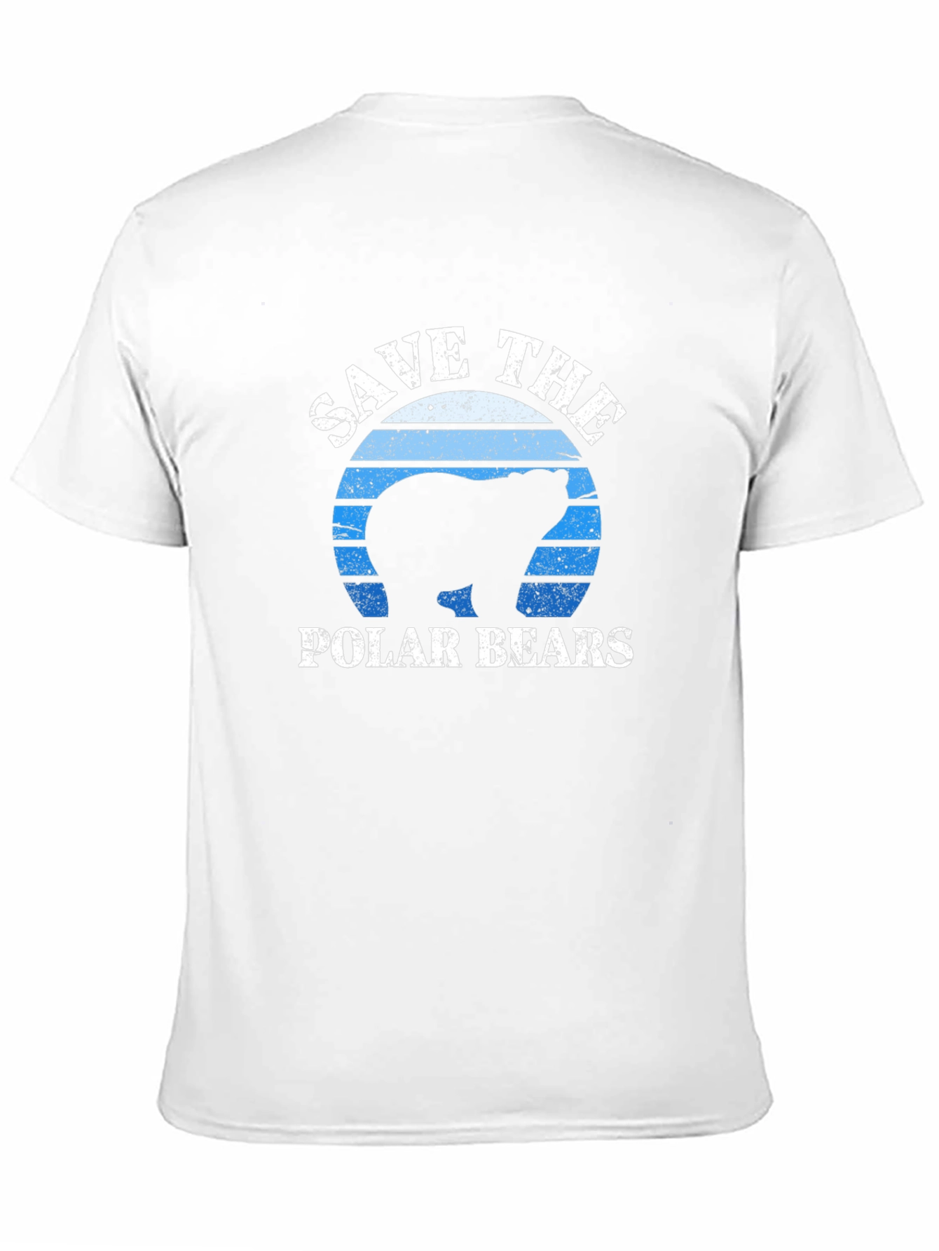 Save the Polar Bears Graphic Tee - Black