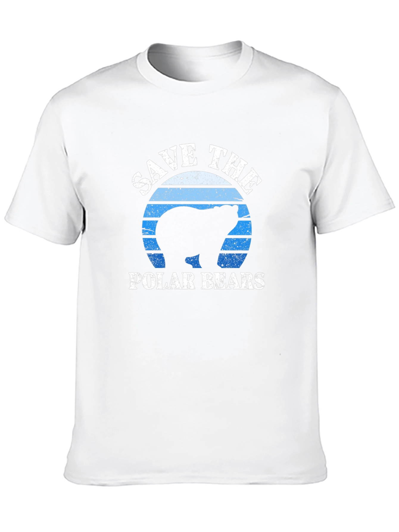 Save the Polar Bears Graphic Tee - Black