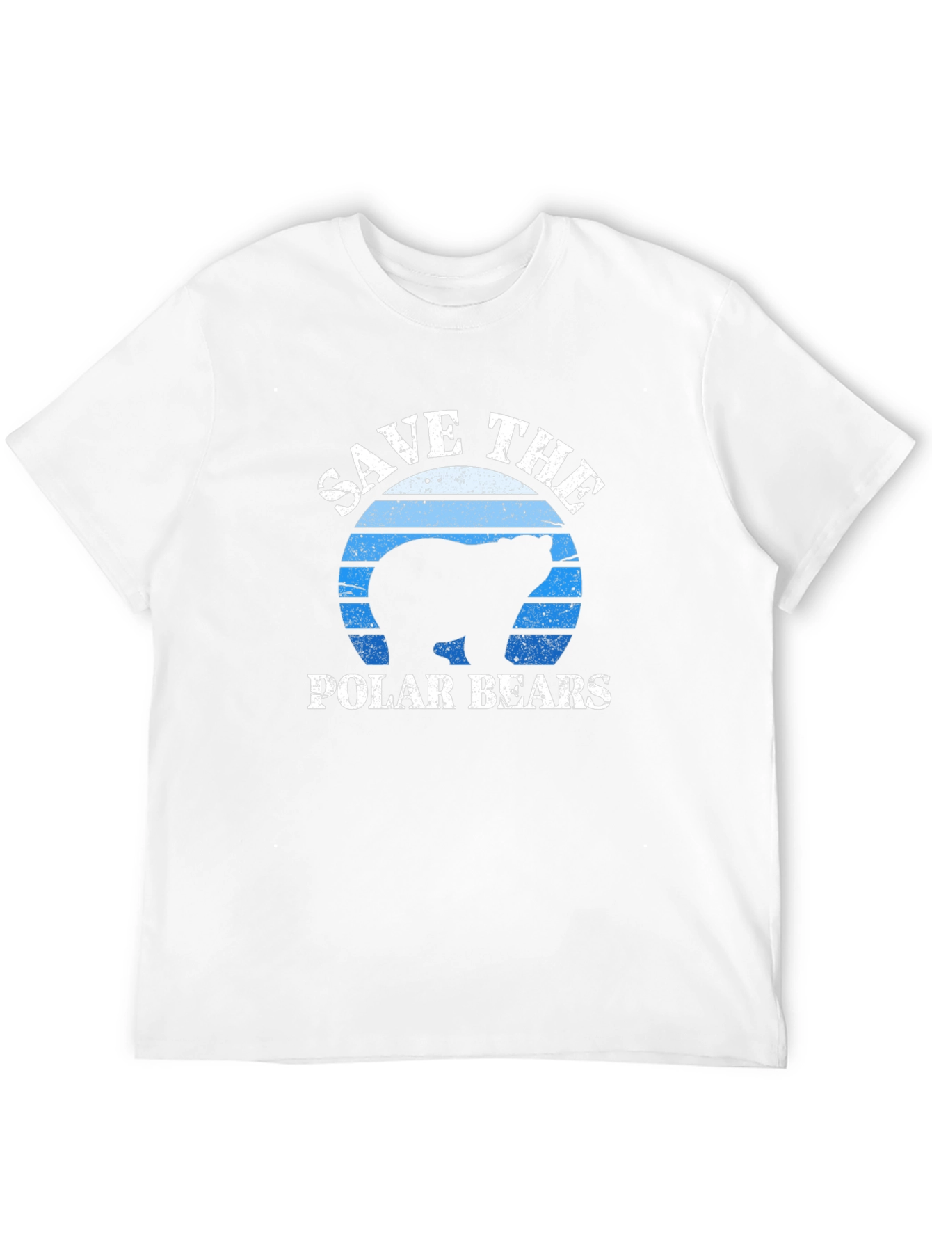 Save the Polar Bears Graphic Tee - Black