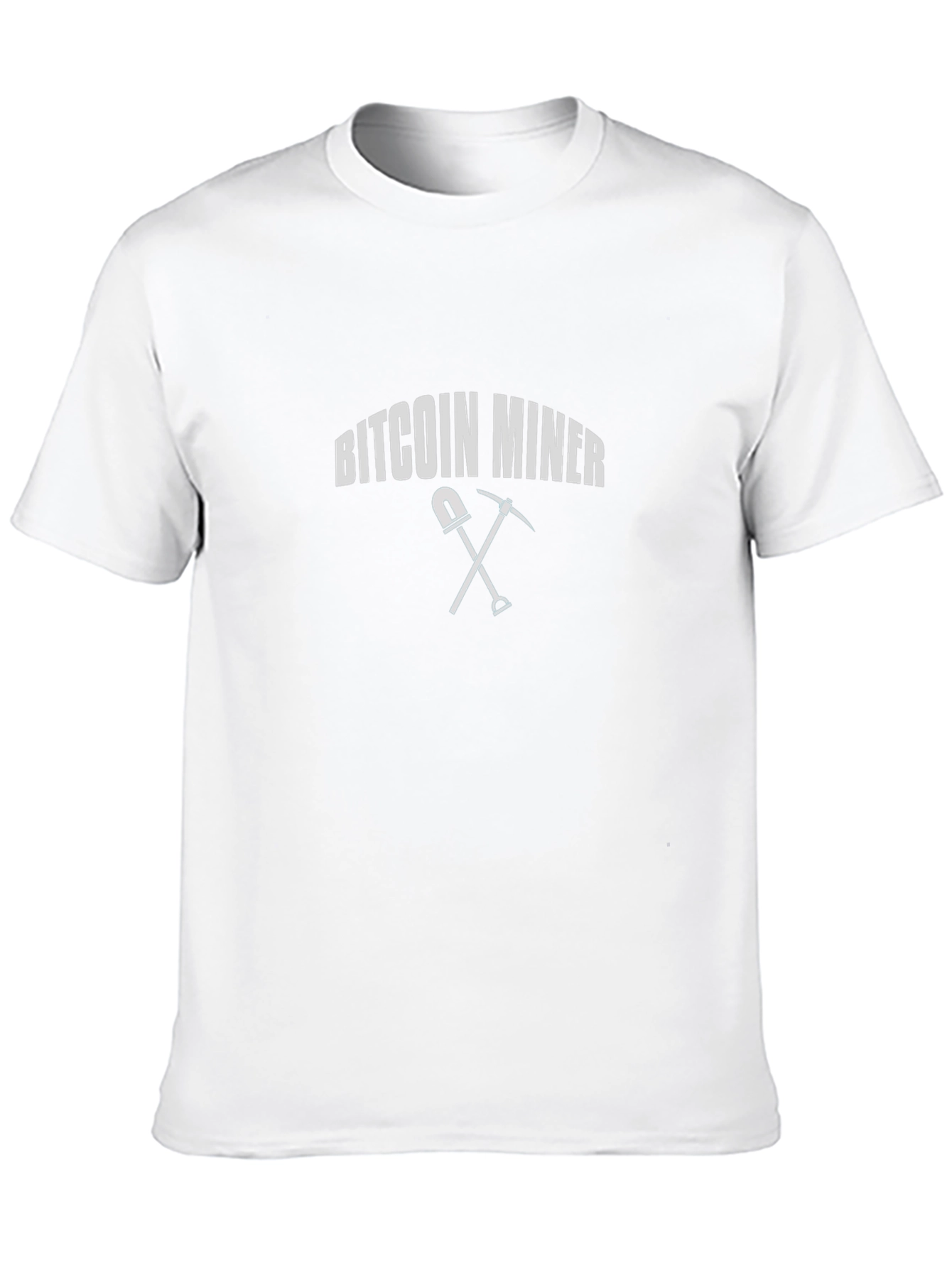 Bitcoin Miner Graphic Tee - Black Cotton T-Shirt