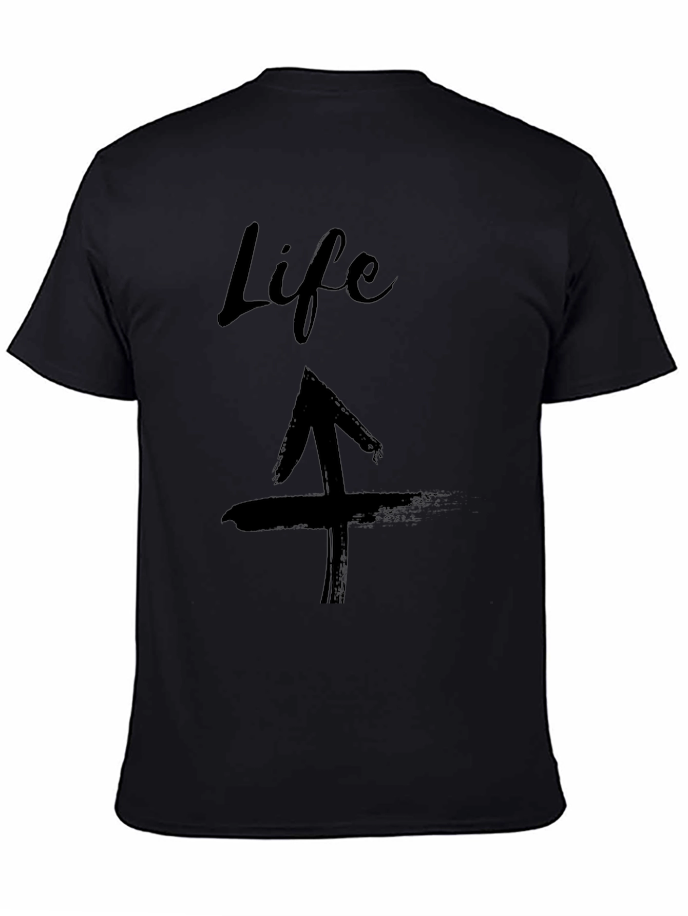 Life Arrow Graphic Tee - Black