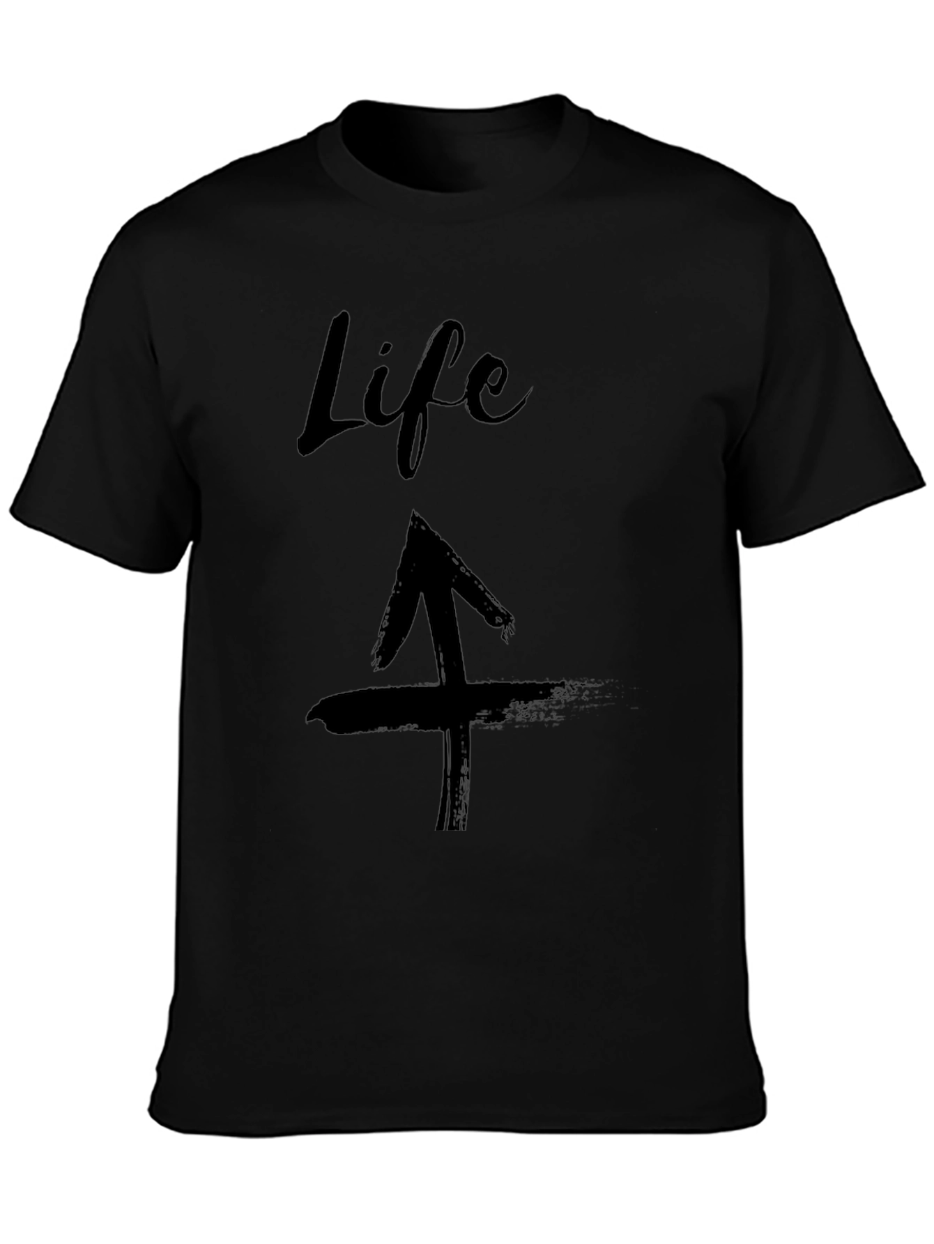 Life Arrow Graphic Tee - Black