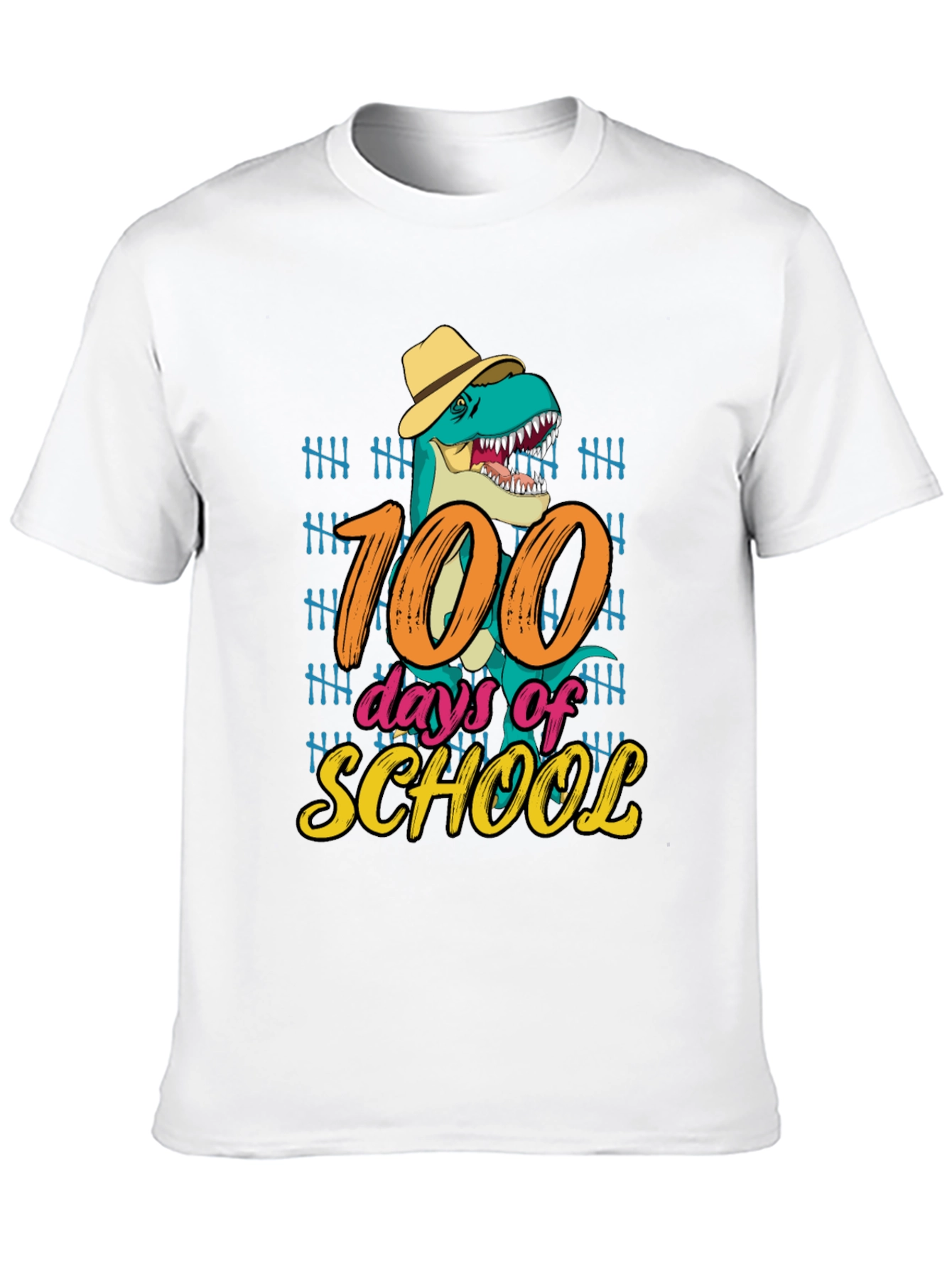 100 Days of School T-Rex T-Shirt