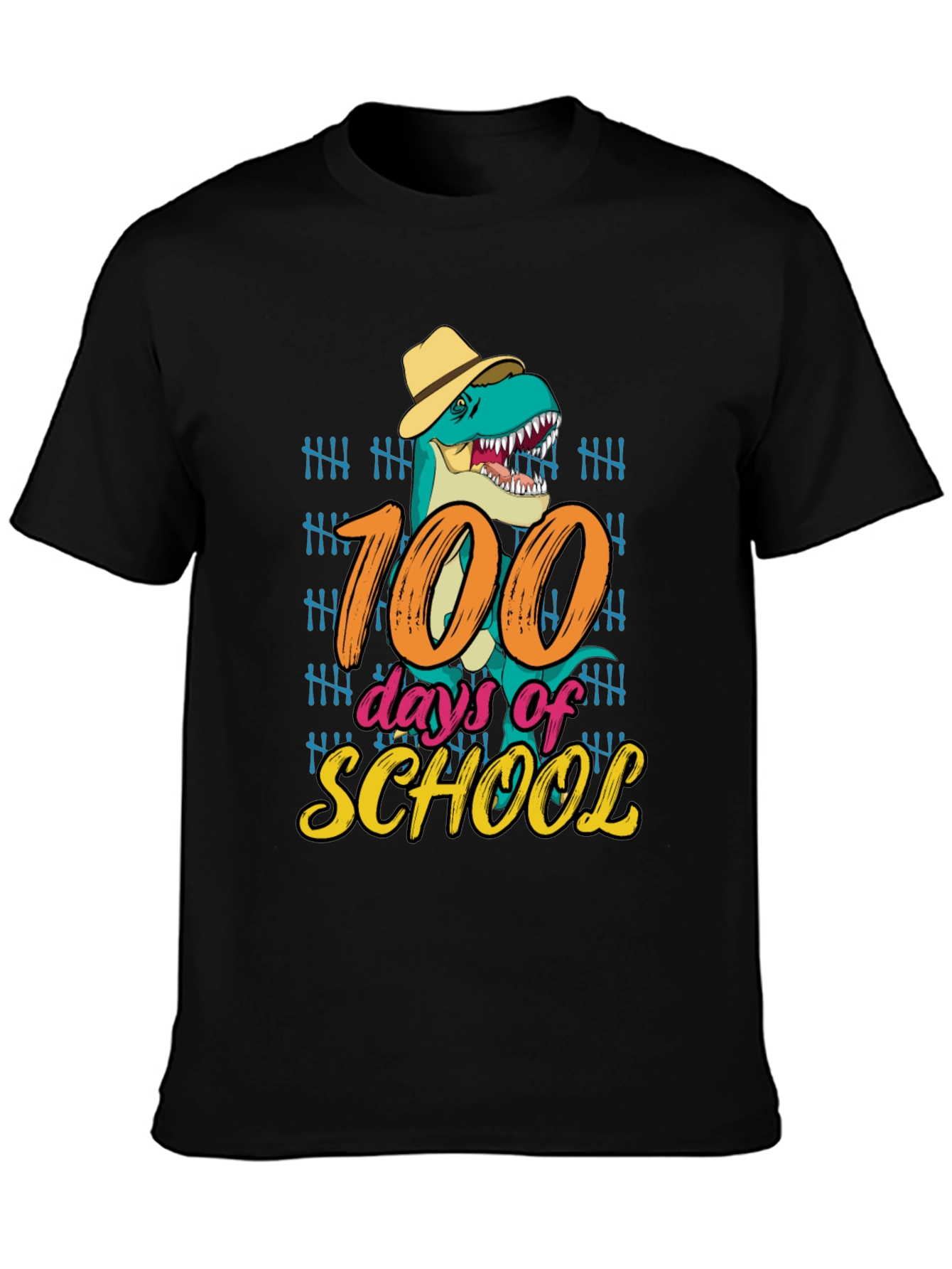 100 Days of School T-Rex T-Shirt
