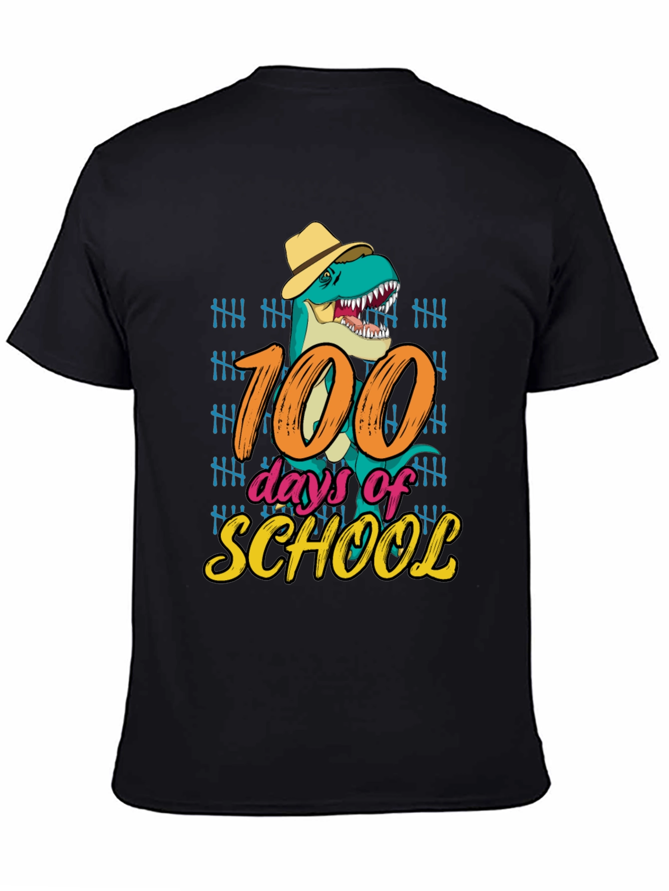 100 Days of School T-Rex T-Shirt