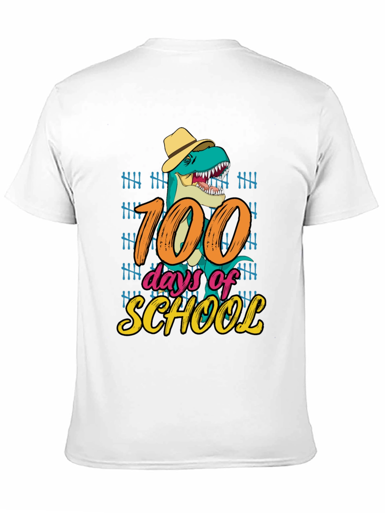 100 Days of School T-Rex T-Shirt