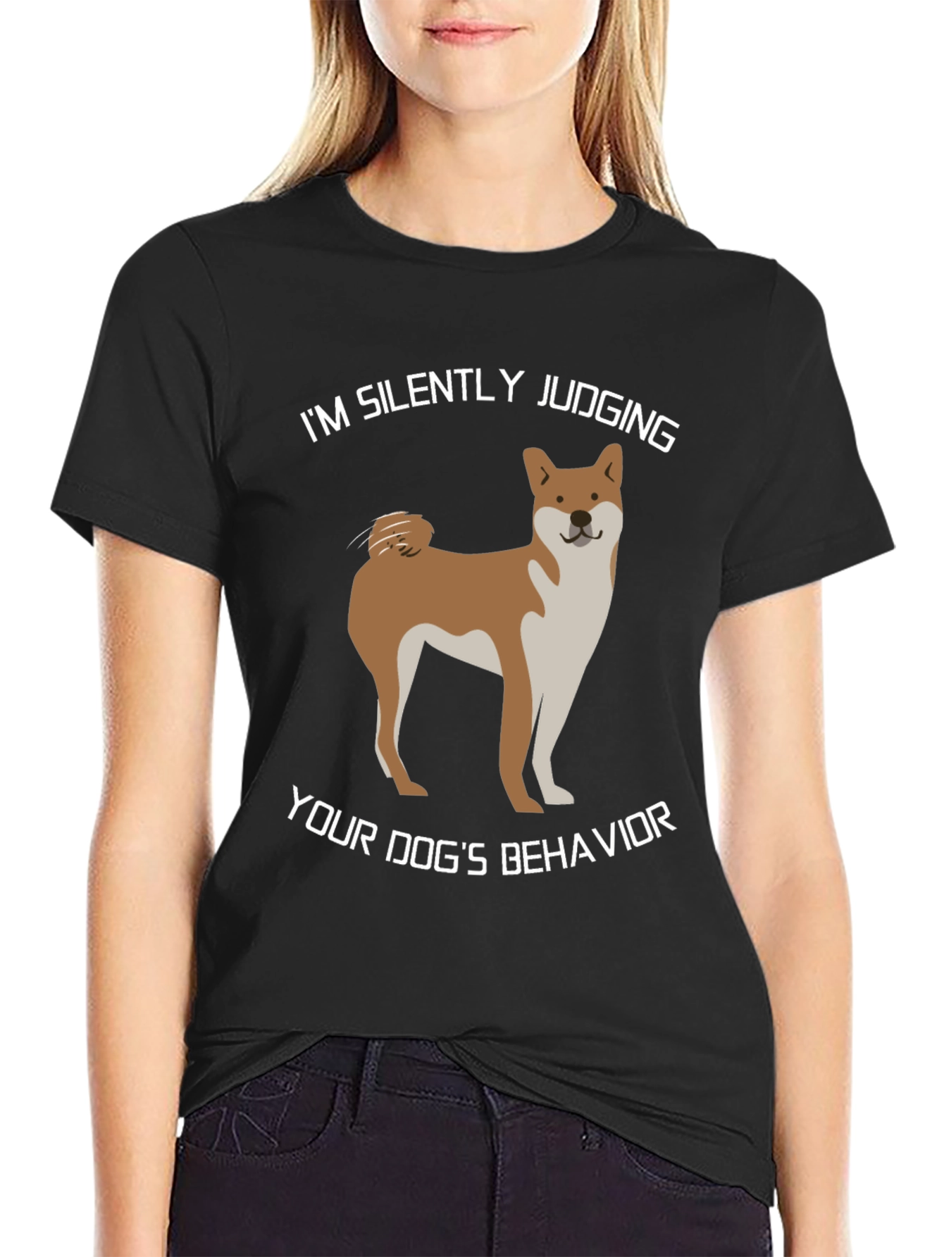 Dog Lover T-Shirt: Im Silently Judging