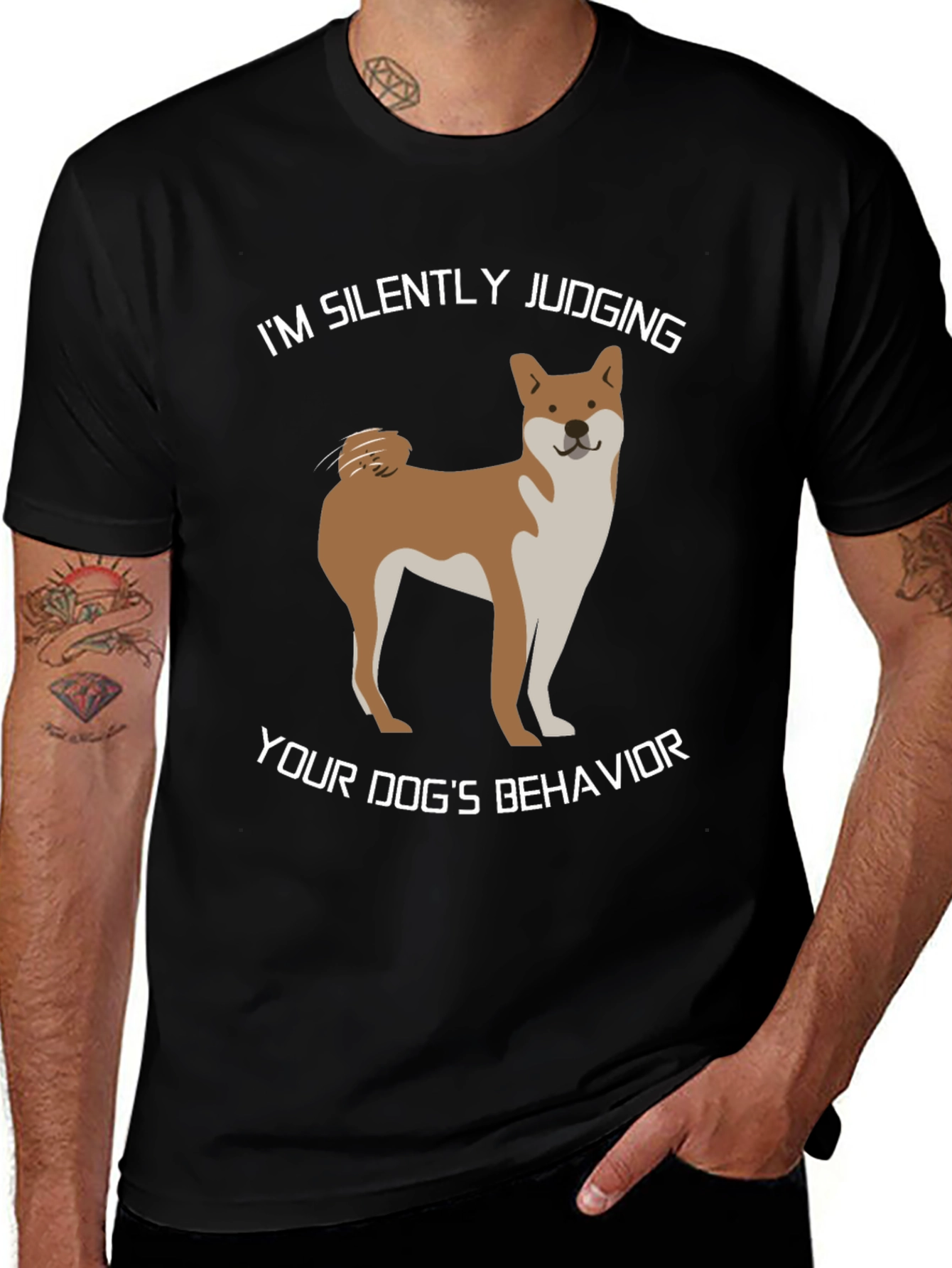 Dog Lover T-Shirt: Im Silently Judging