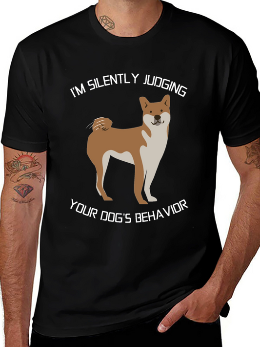 Dog Lover T-Shirt: Im Silently Judging