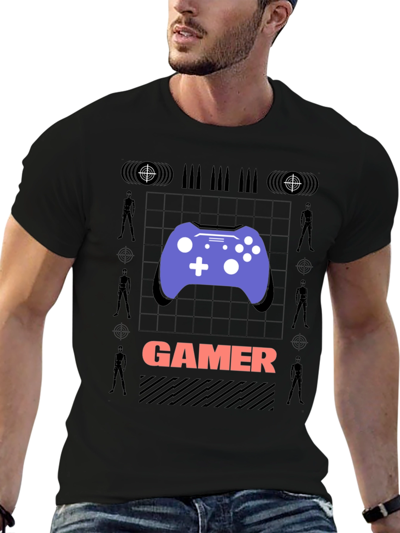 Gamer T-Shirt - Console Controller Design