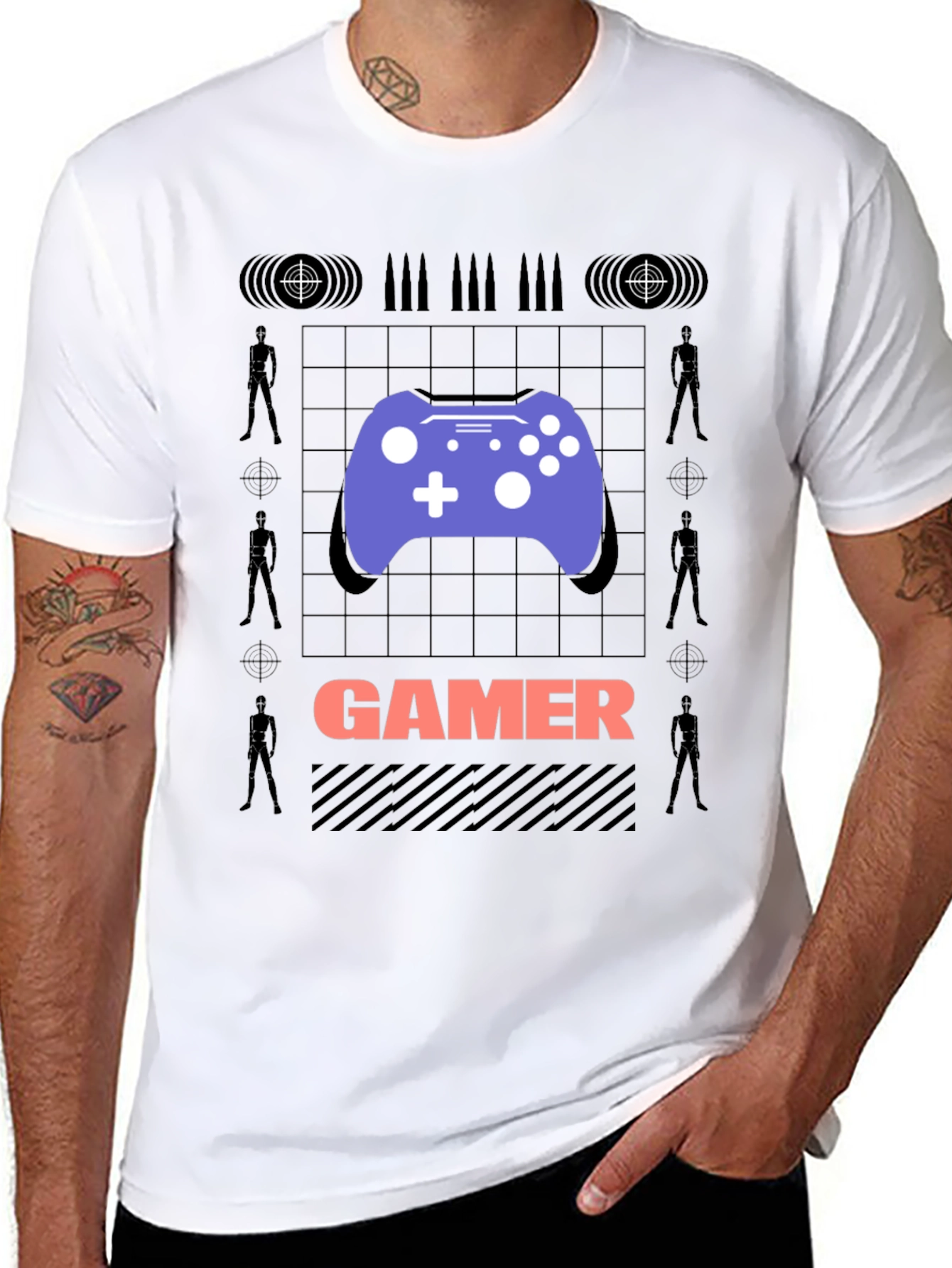 Gamer T-Shirt - Console Controller Design