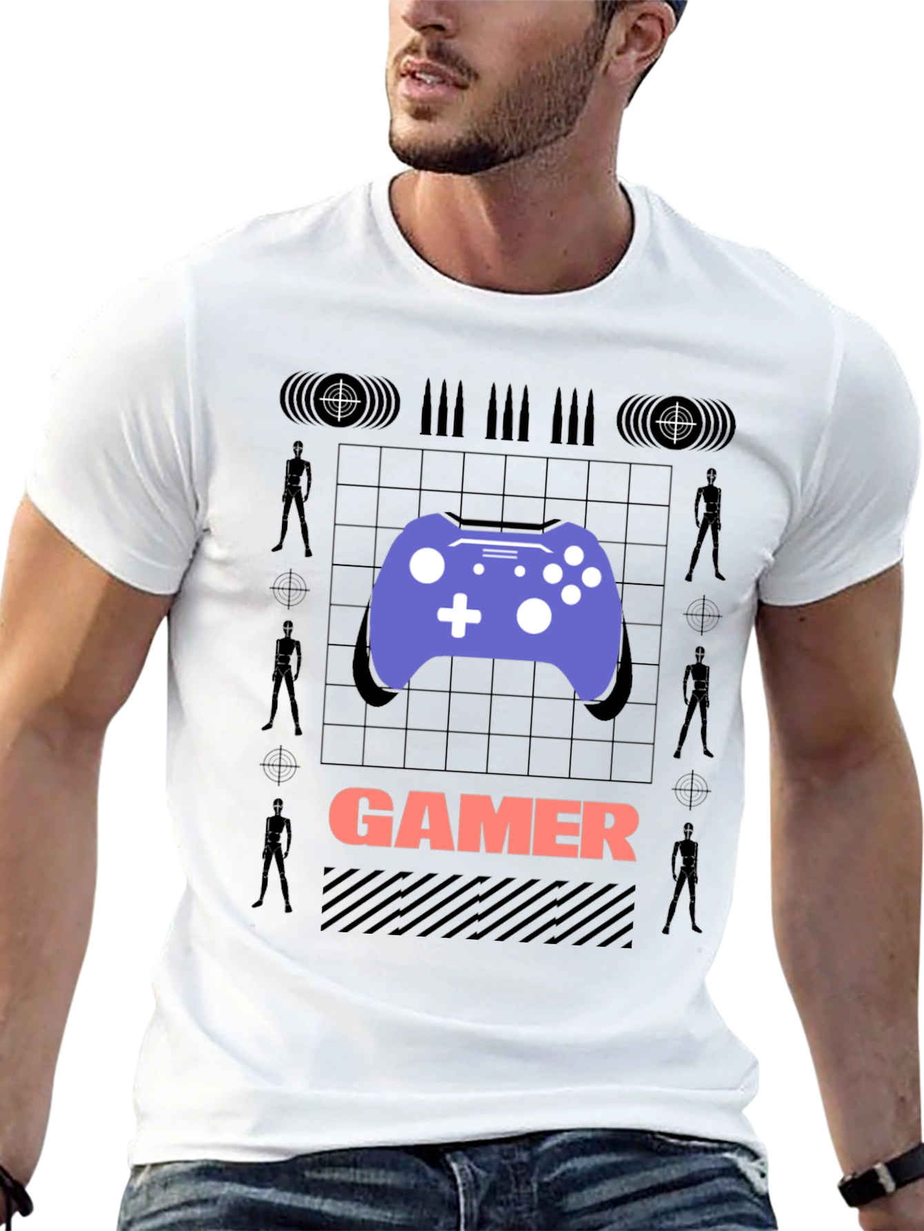 Gamer T-Shirt - Console Controller Design