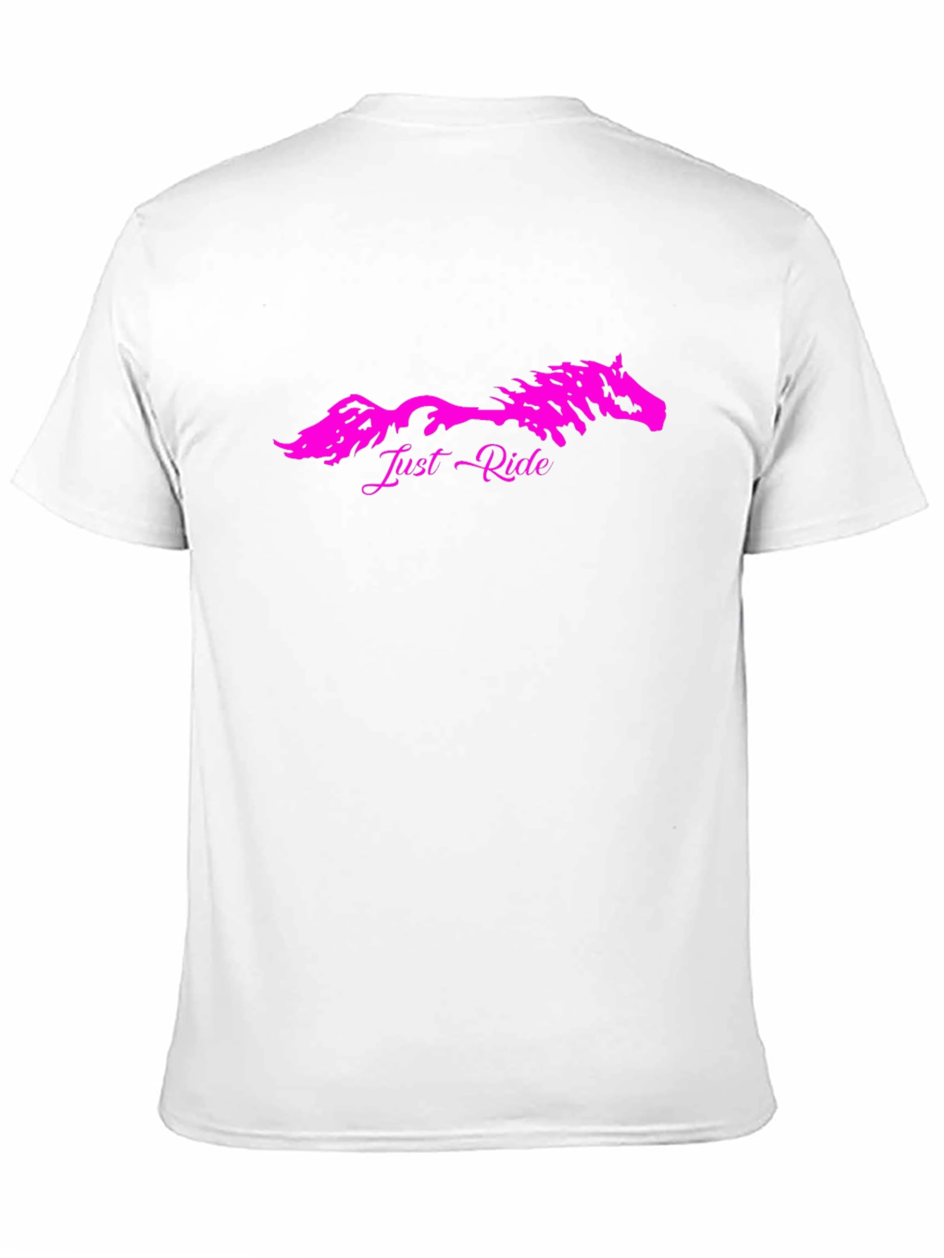 Just Ride Horse Graphic T-Shirt - Black