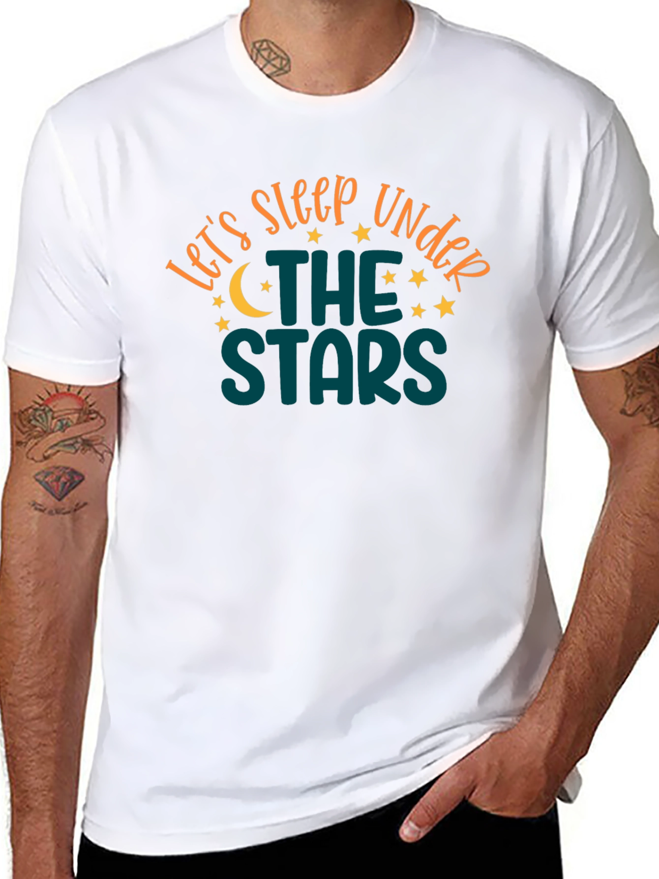 Lets Sleep Under The Stars Graphic Tee