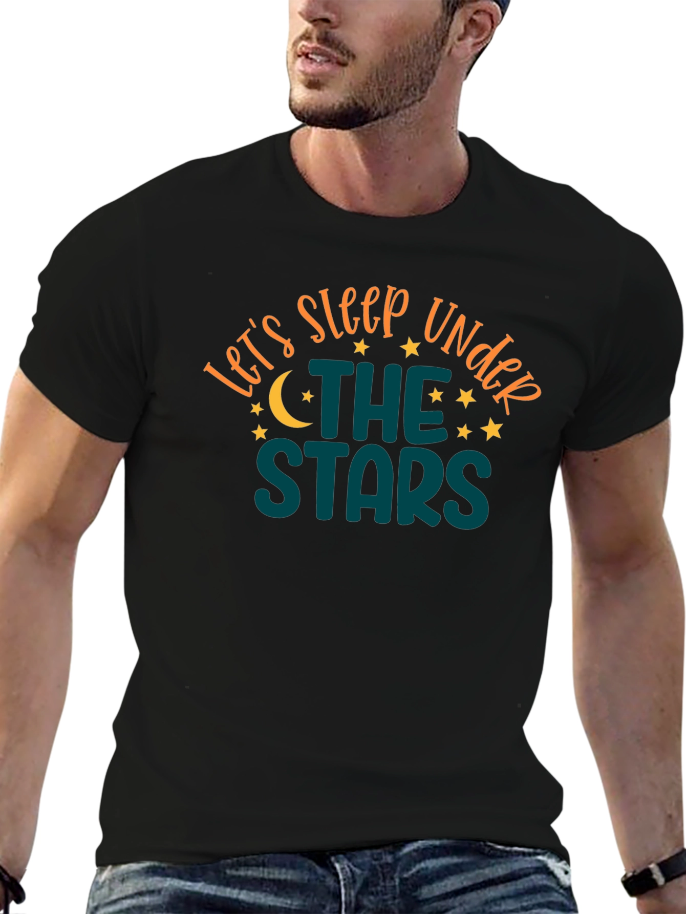 Lets Sleep Under The Stars Graphic Tee