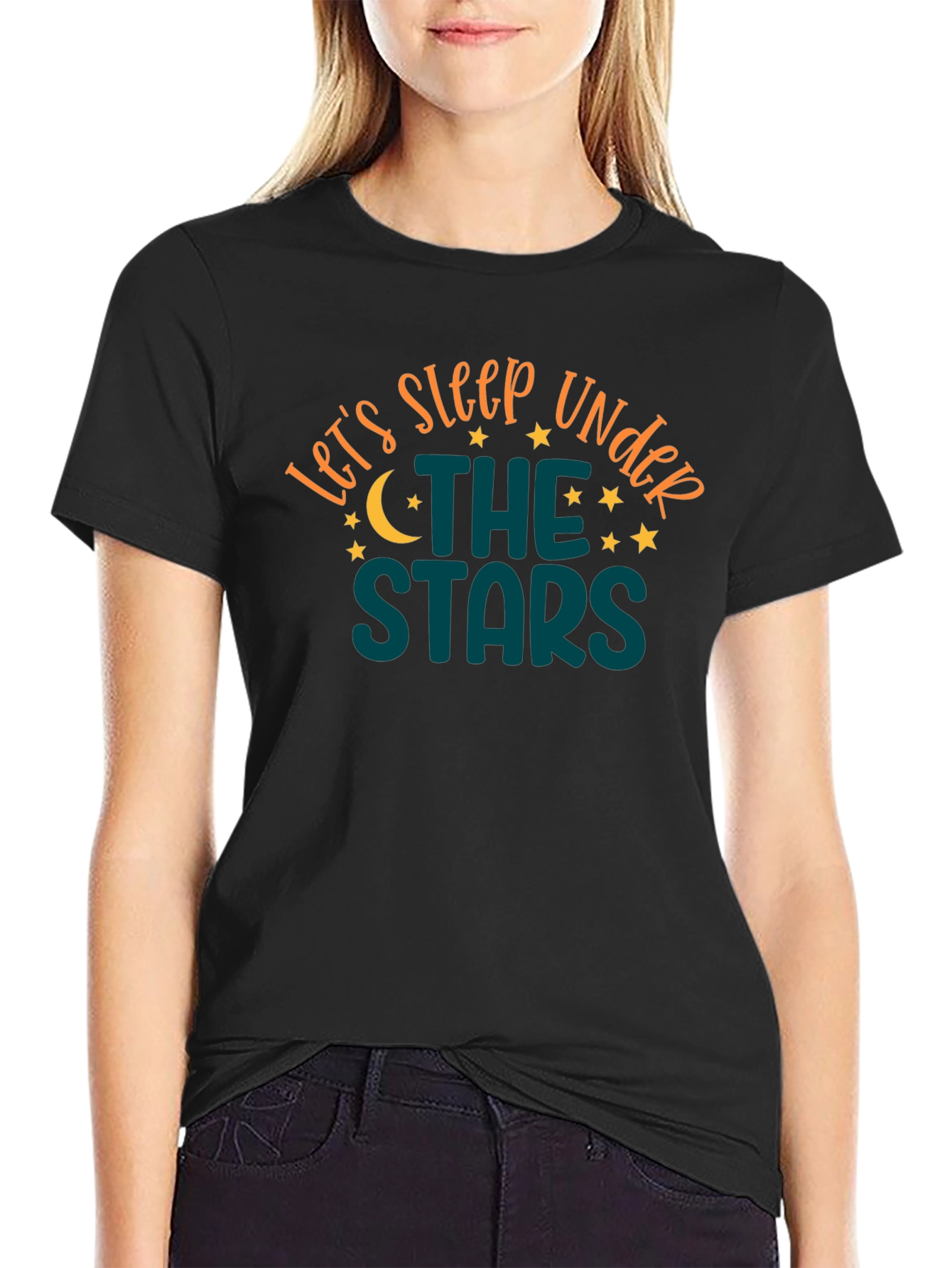 Lets Sleep Under The Stars Graphic Tee