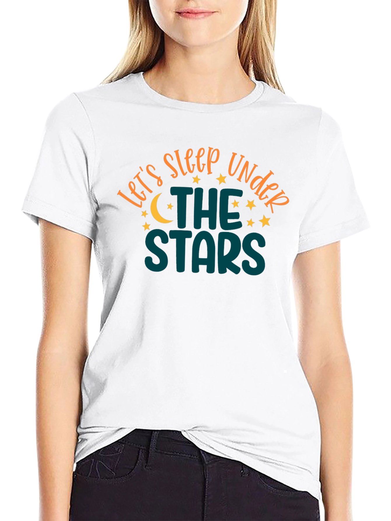Lets Sleep Under The Stars Graphic Tee