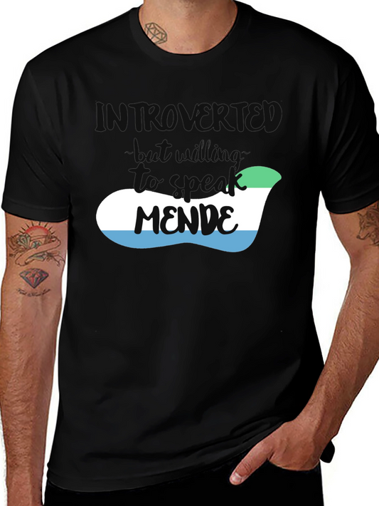 Introvert Mende Sierra Leone Flag T-Shirt