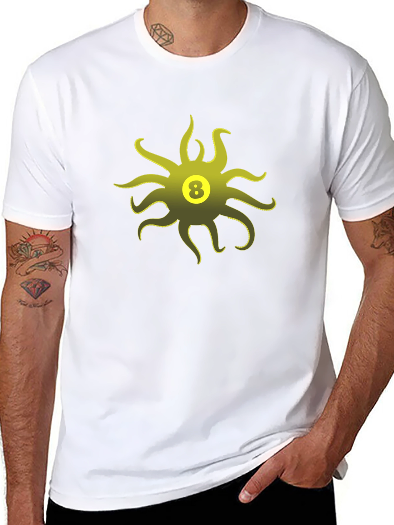 Eight Ball Sun Graphic T-Shirt