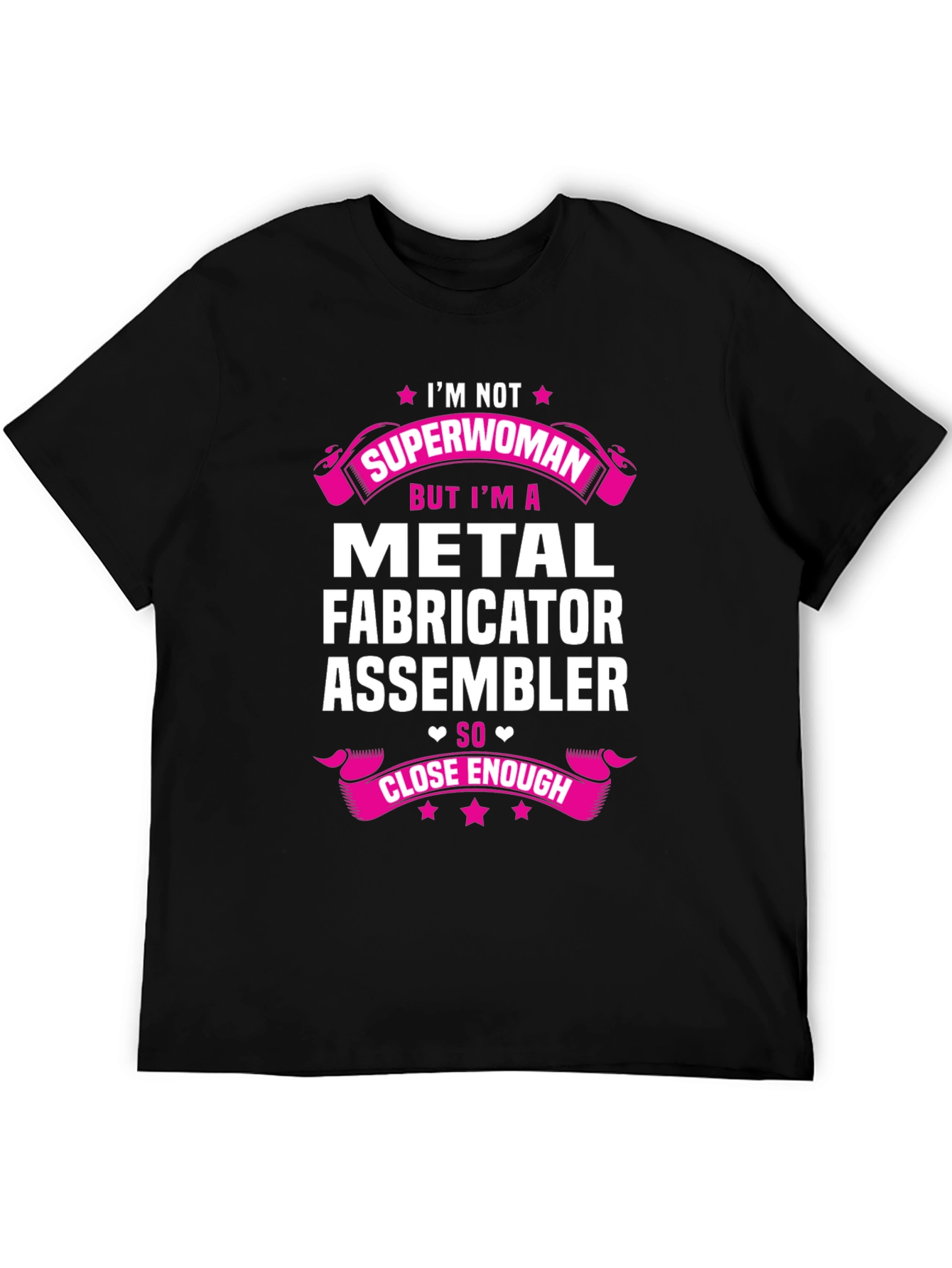 Metal Fabricator Assembler T-Shirt Funny Superwoman