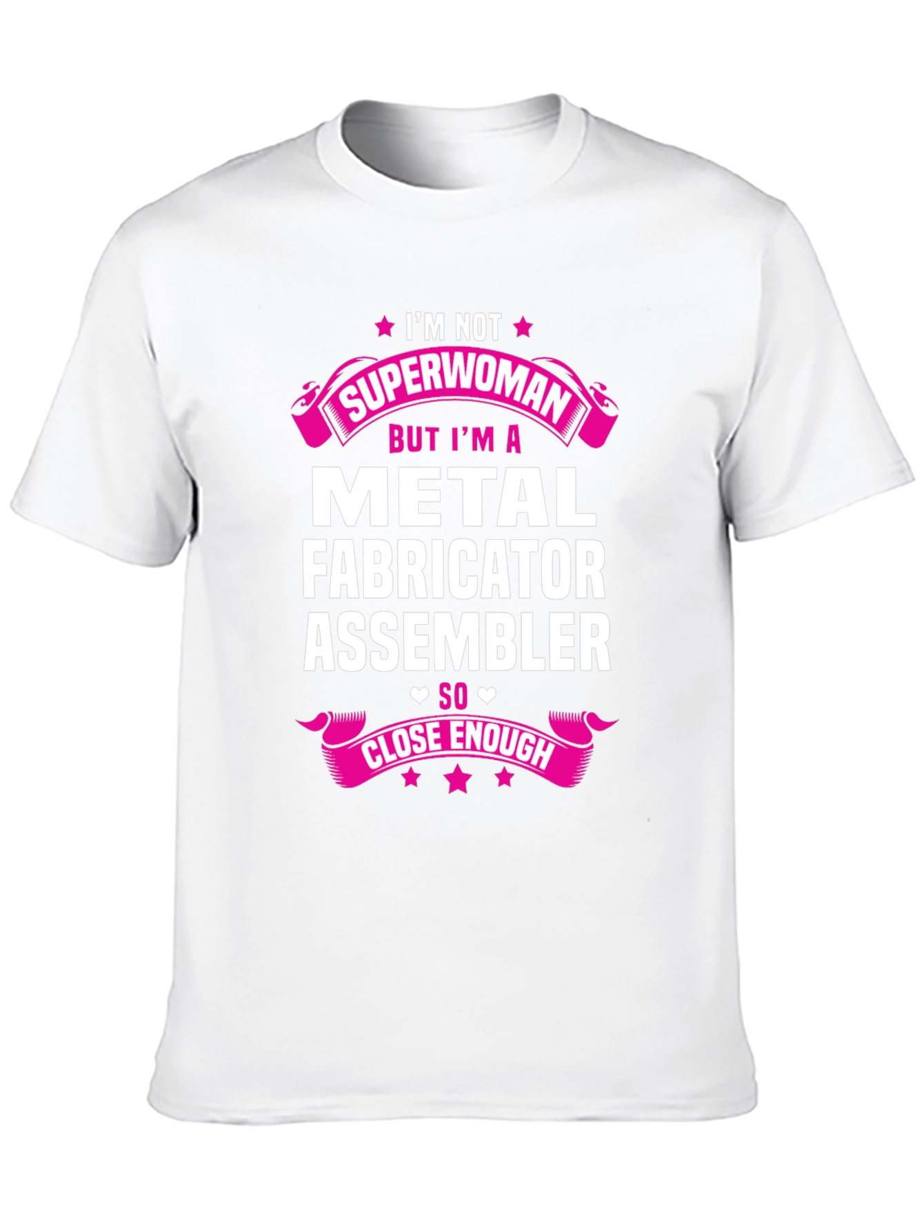 Metal Fabricator Assembler T-Shirt Funny Superwoman