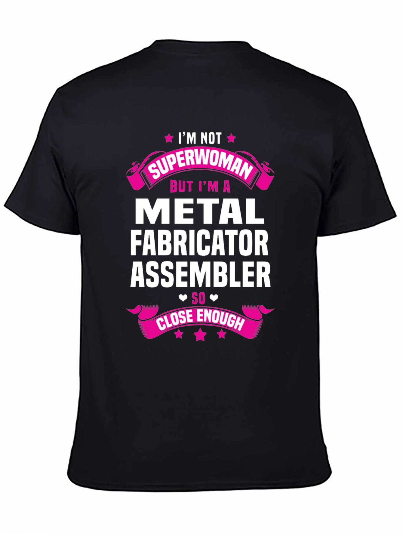 Metal Fabricator Assembler T-Shirt Funny Superwoman