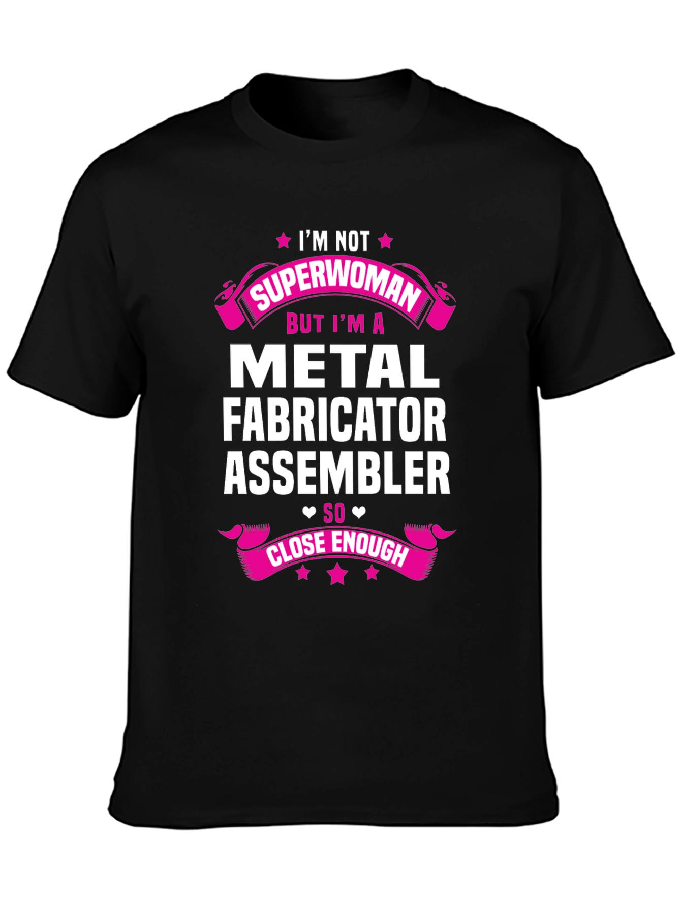 Metal Fabricator Assembler T-Shirt Funny Superwoman