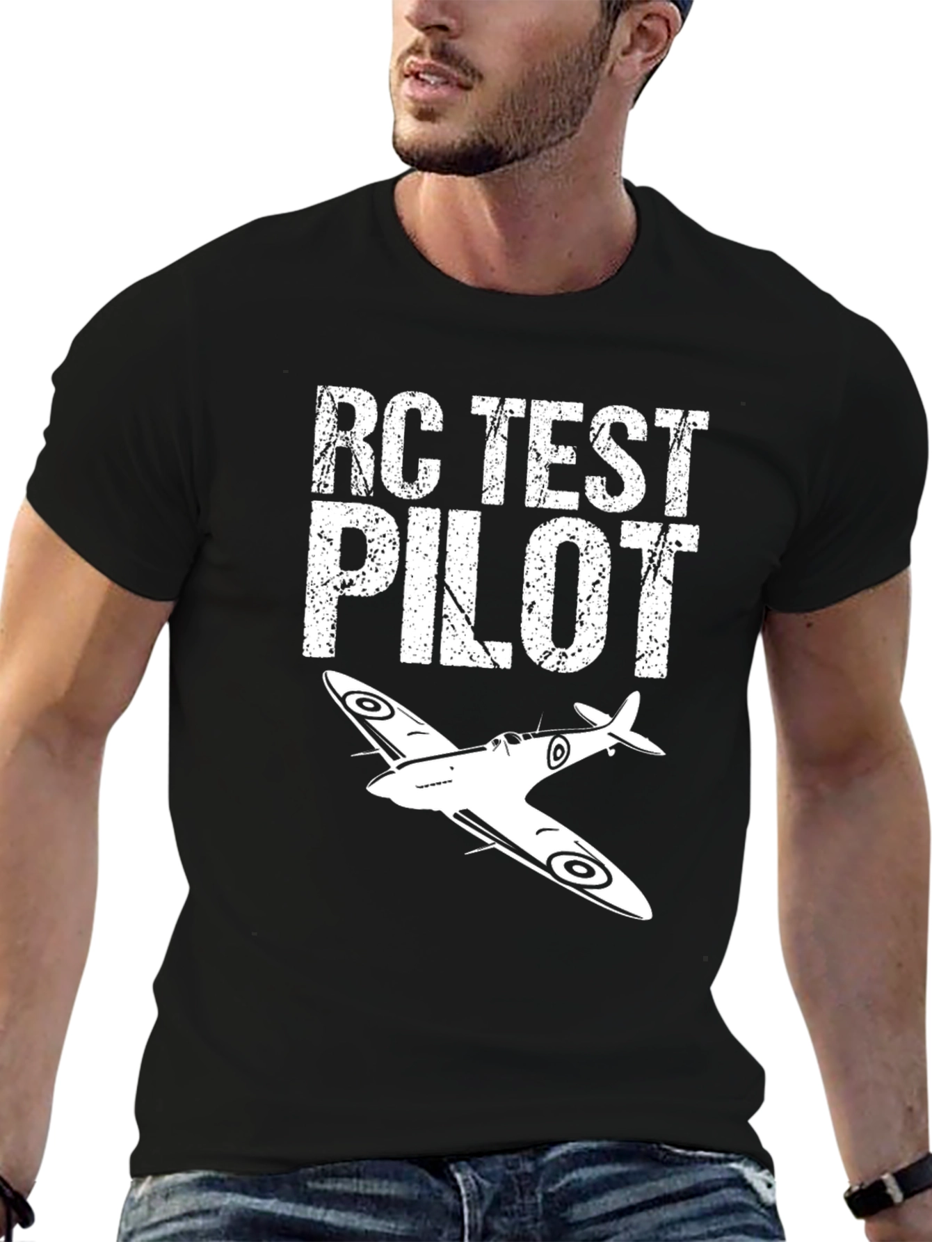 RC Test Pilot T-Shirt - Airplane Graphic Tee