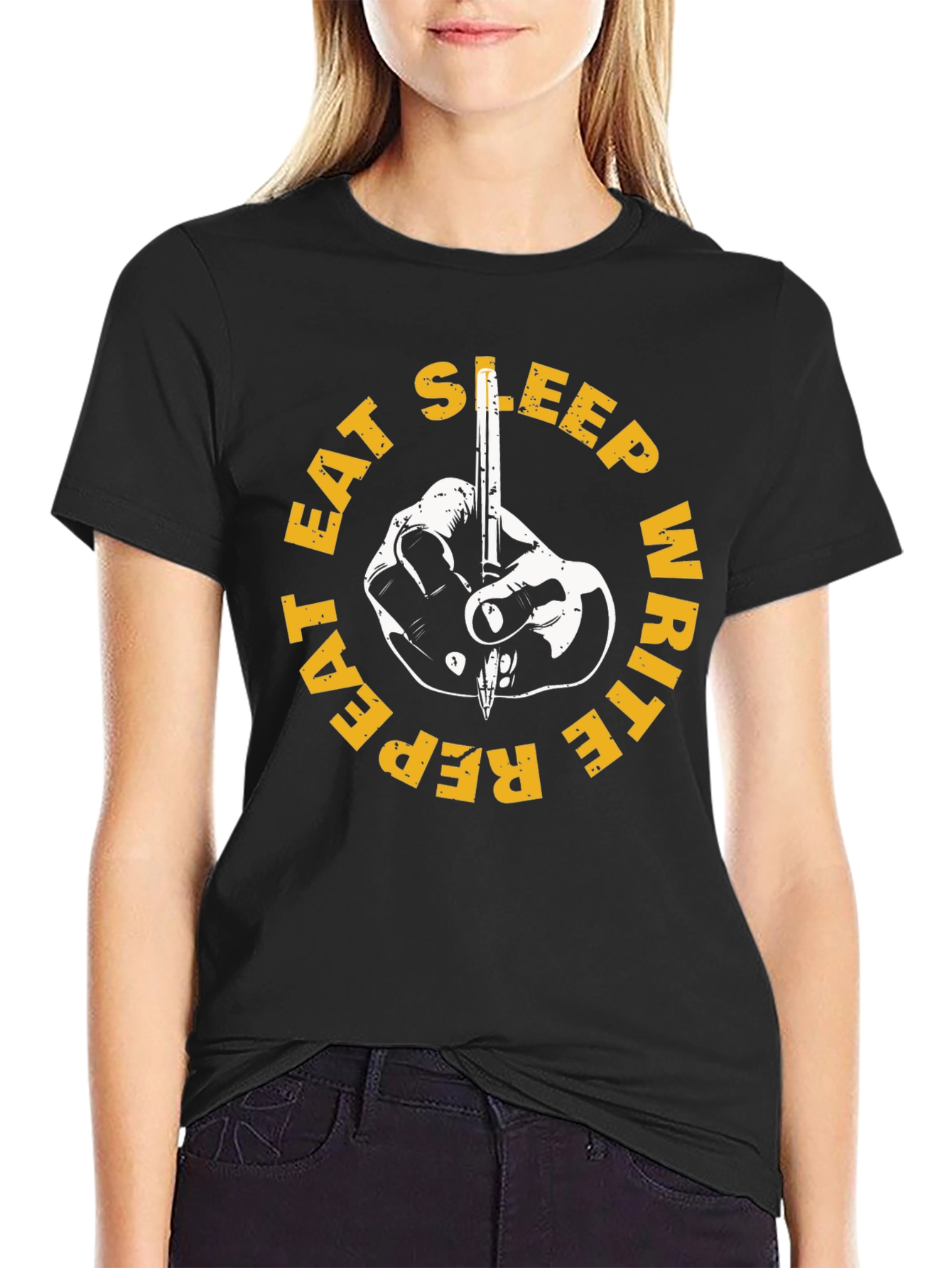 Eat Sleep Write Repeat T-Shirt