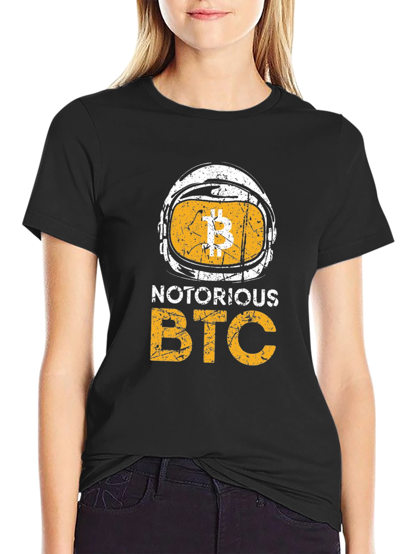 Notorious BTC Crypto Graphic Tee - Black