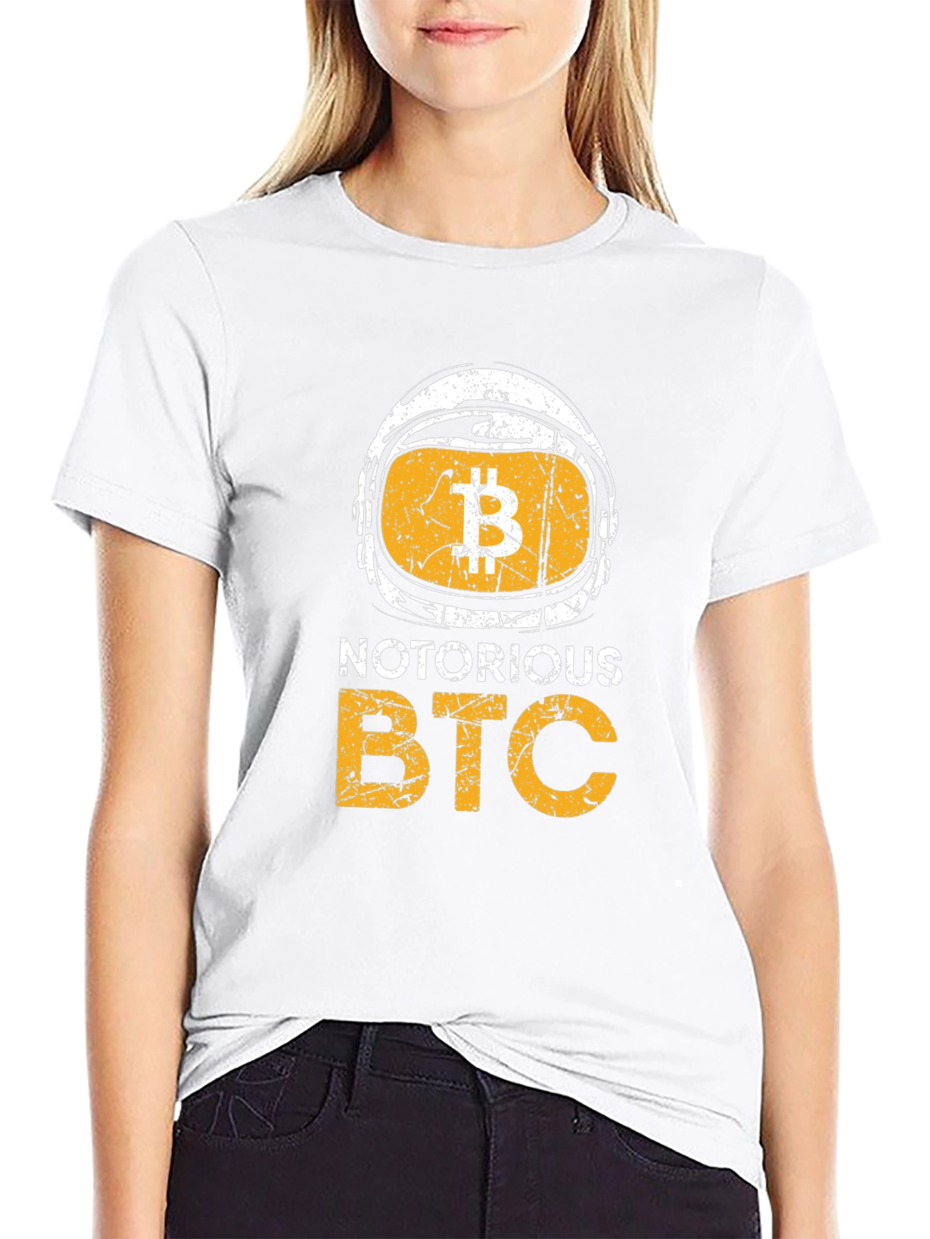 Notorious BTC Crypto Graphic Tee - Black