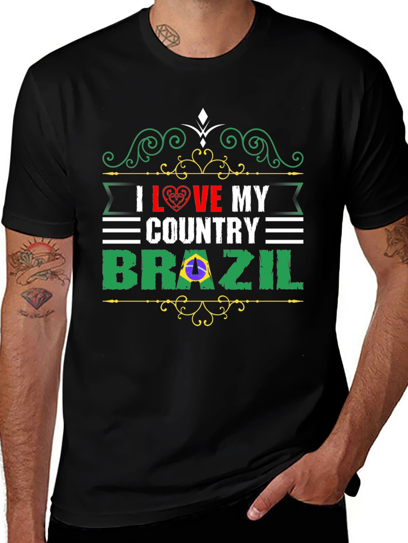 I Love My Country Brazil T-Shirt