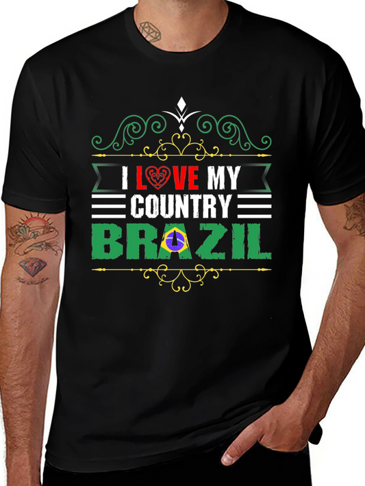 I Love My Country Brazil T-Shirt