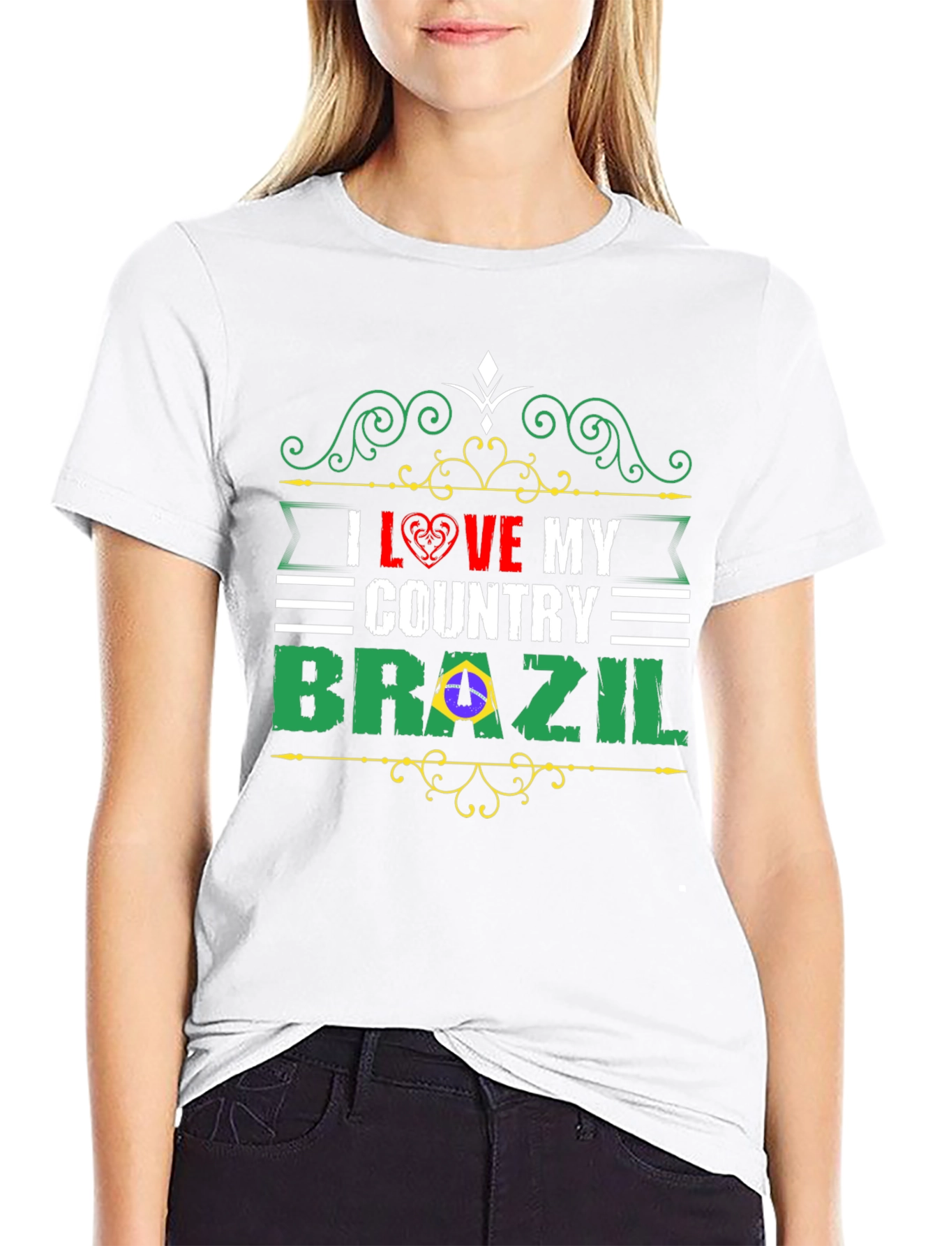 I Love My Country Brazil T-Shirt