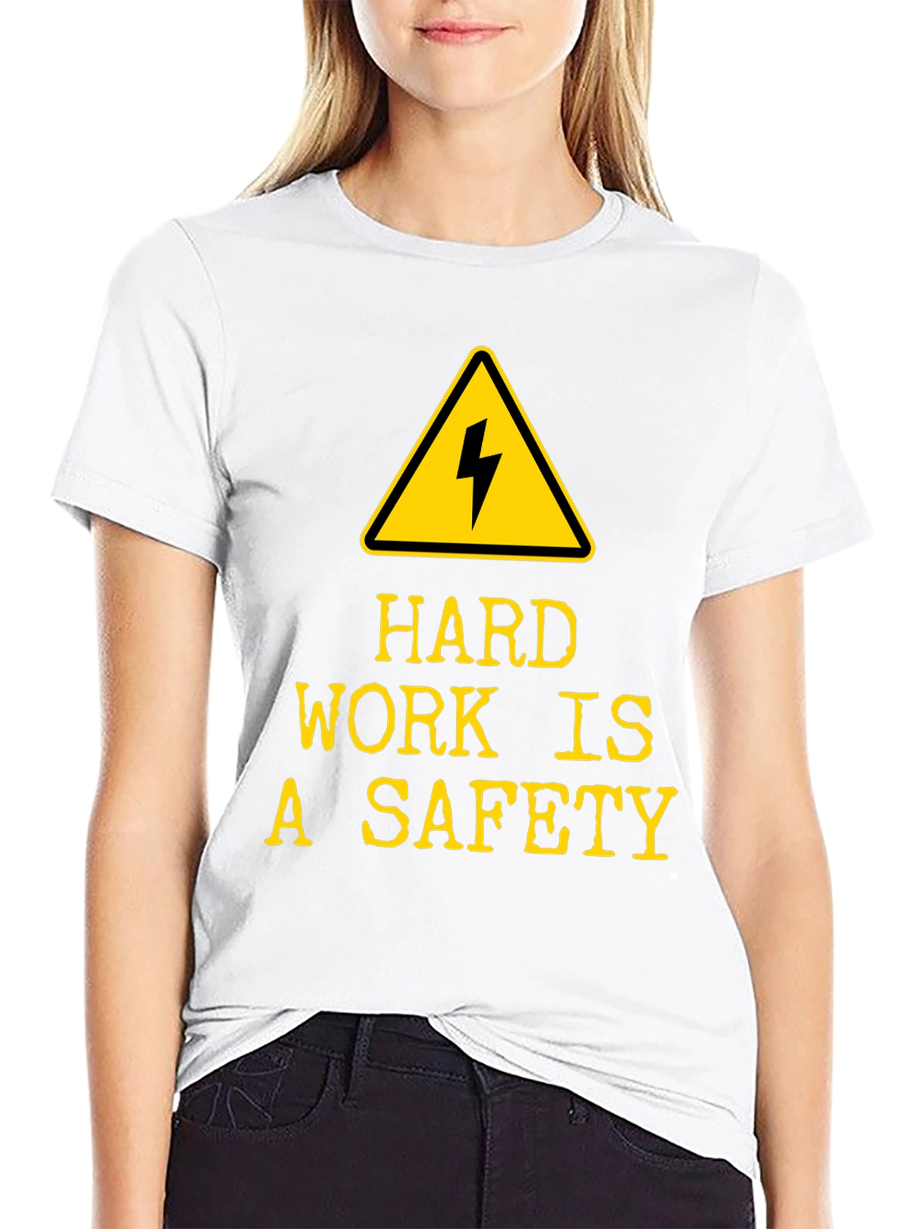 Hard Work is A Safety T-Shirt - Black