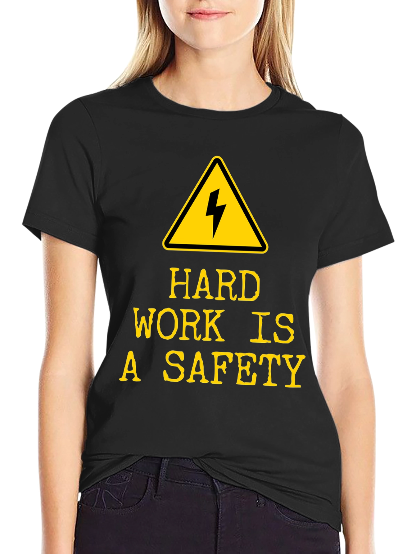 Hard Work is A Safety T-Shirt - Black